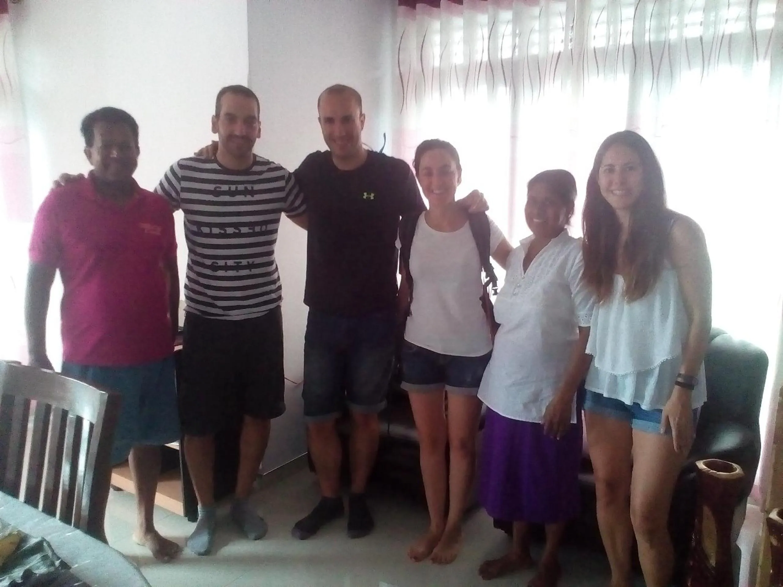 group of guests in Dreamscape home stay