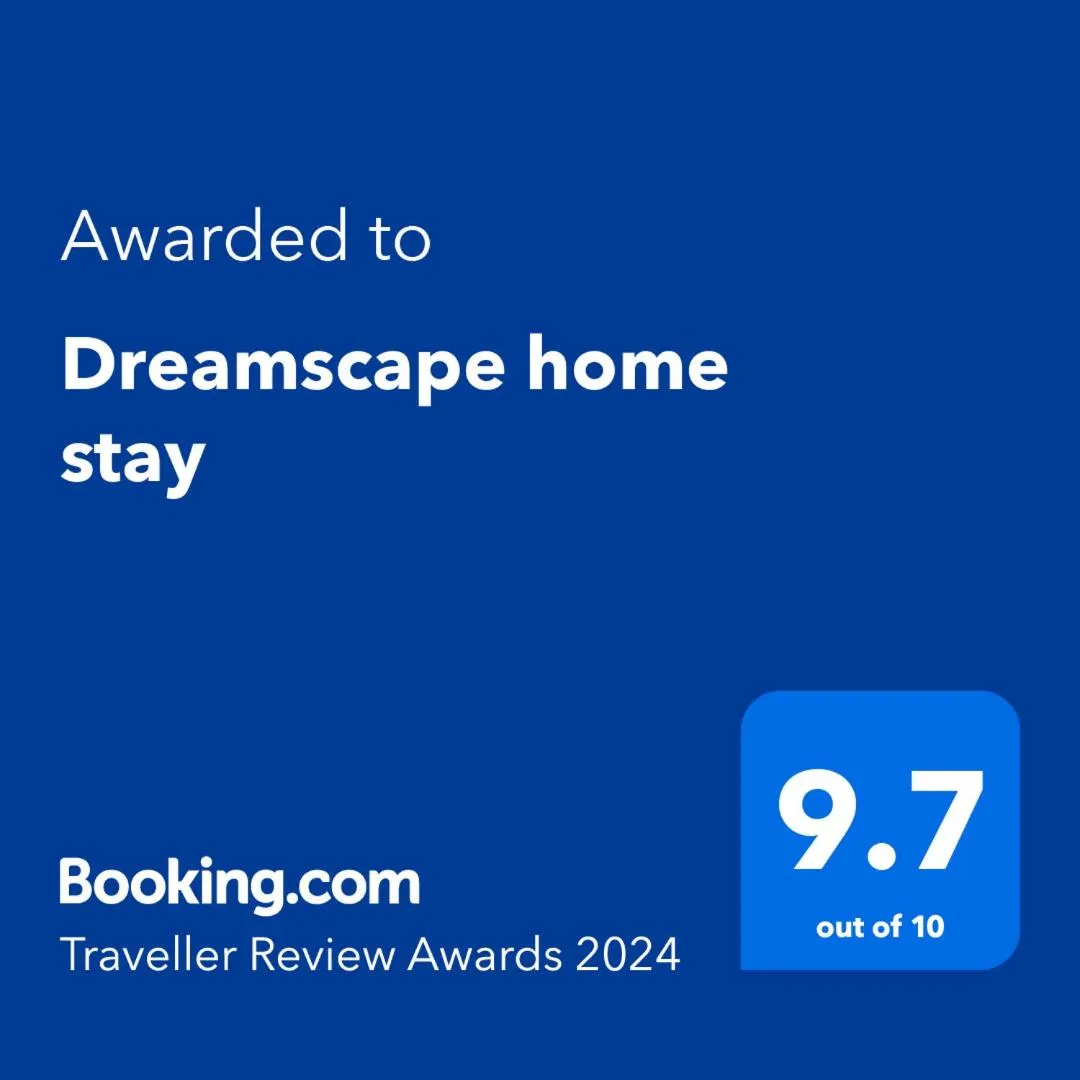 Logo/Certificate/Sign in Dreamscape home stay