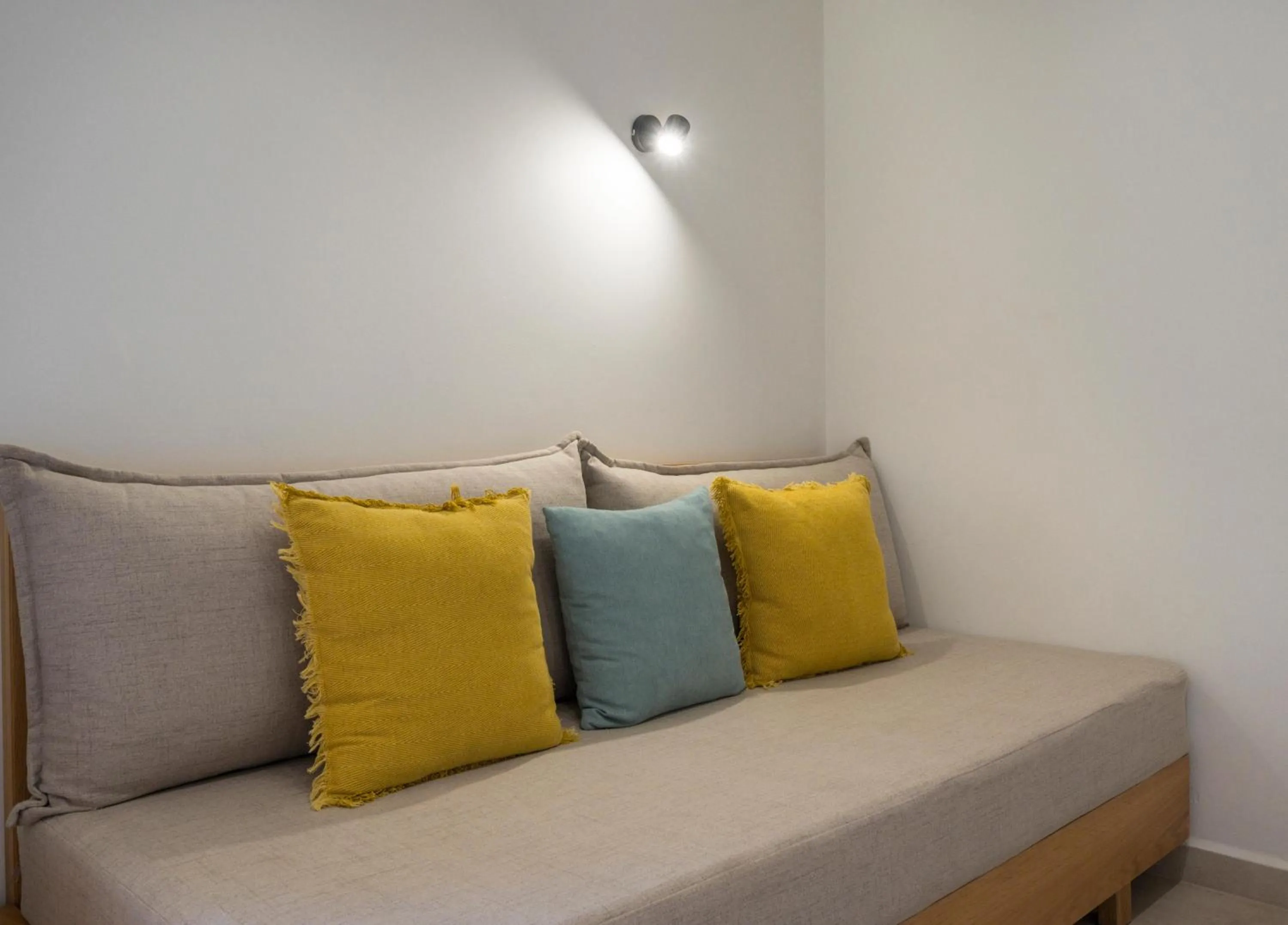 Bed in Petritos Rooms and Studios