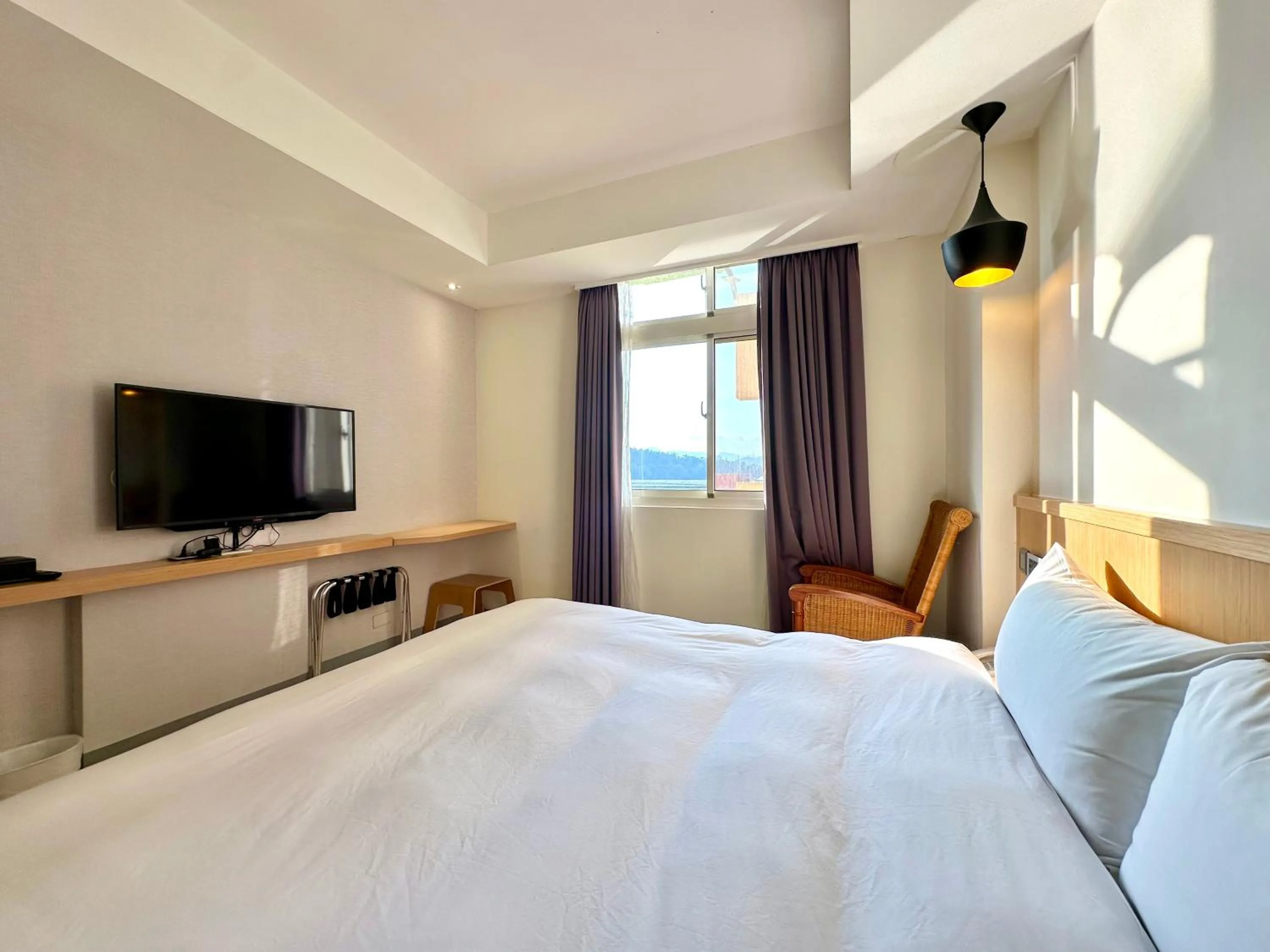 Bed in Taihu Hotel Sun Moon Lake