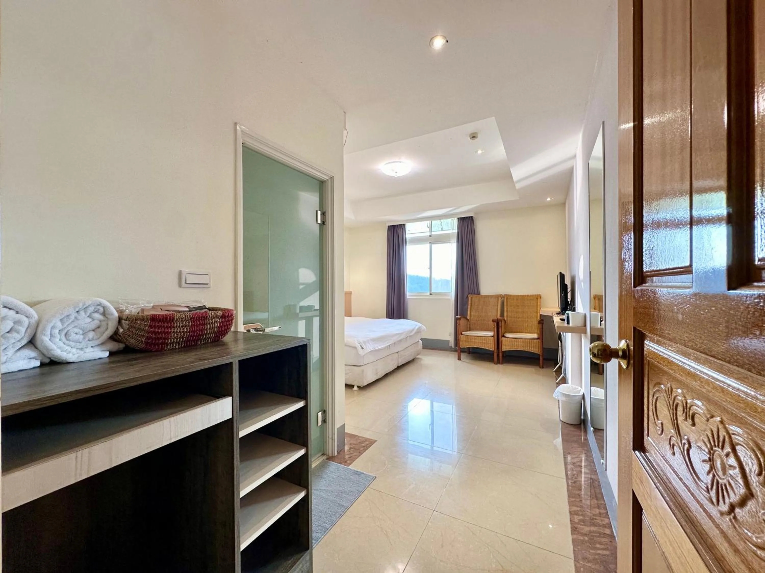 Bed in Taihu Hotel Sun Moon Lake