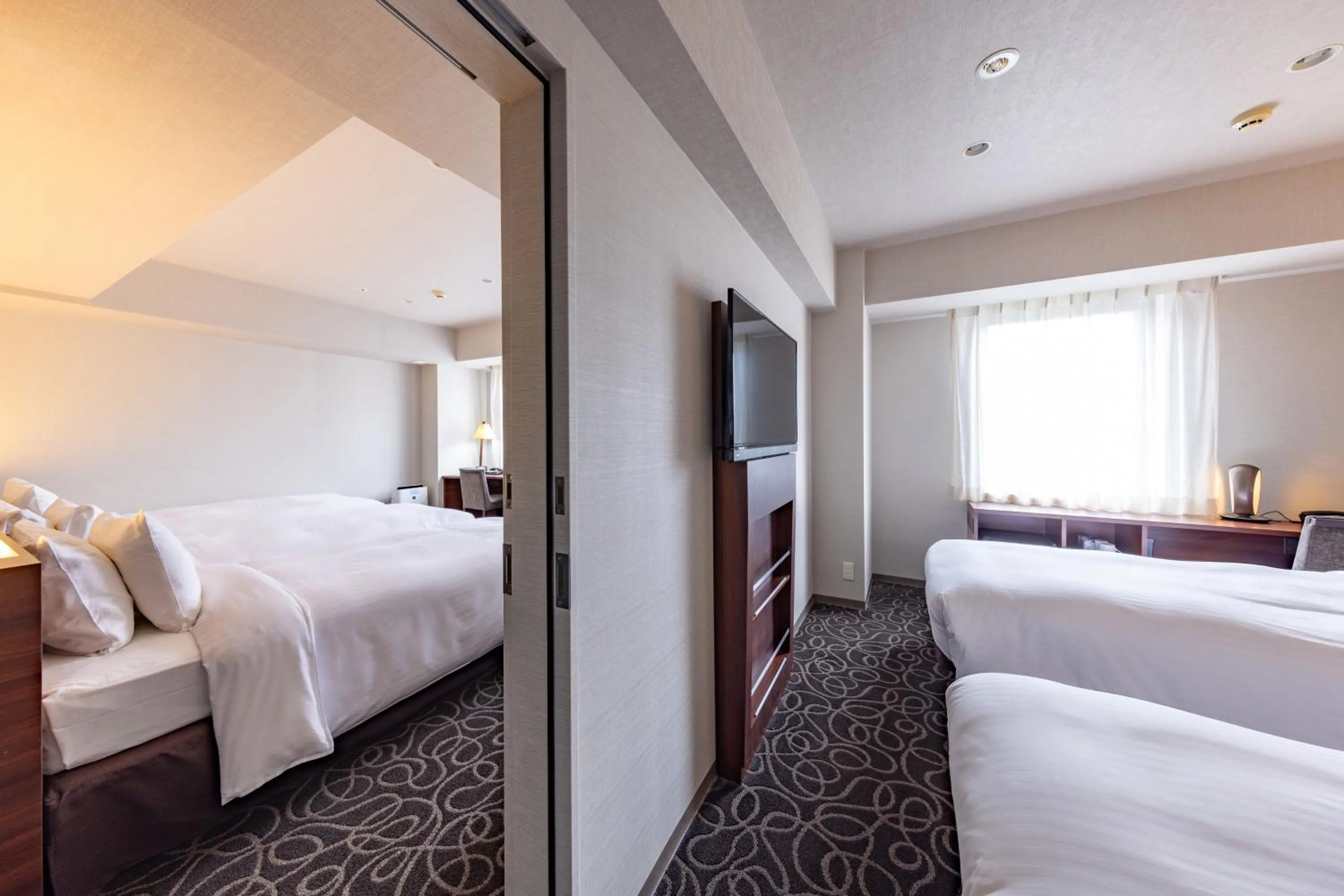 Photo of the whole room, Bed in Hotel Keihan Sapporo