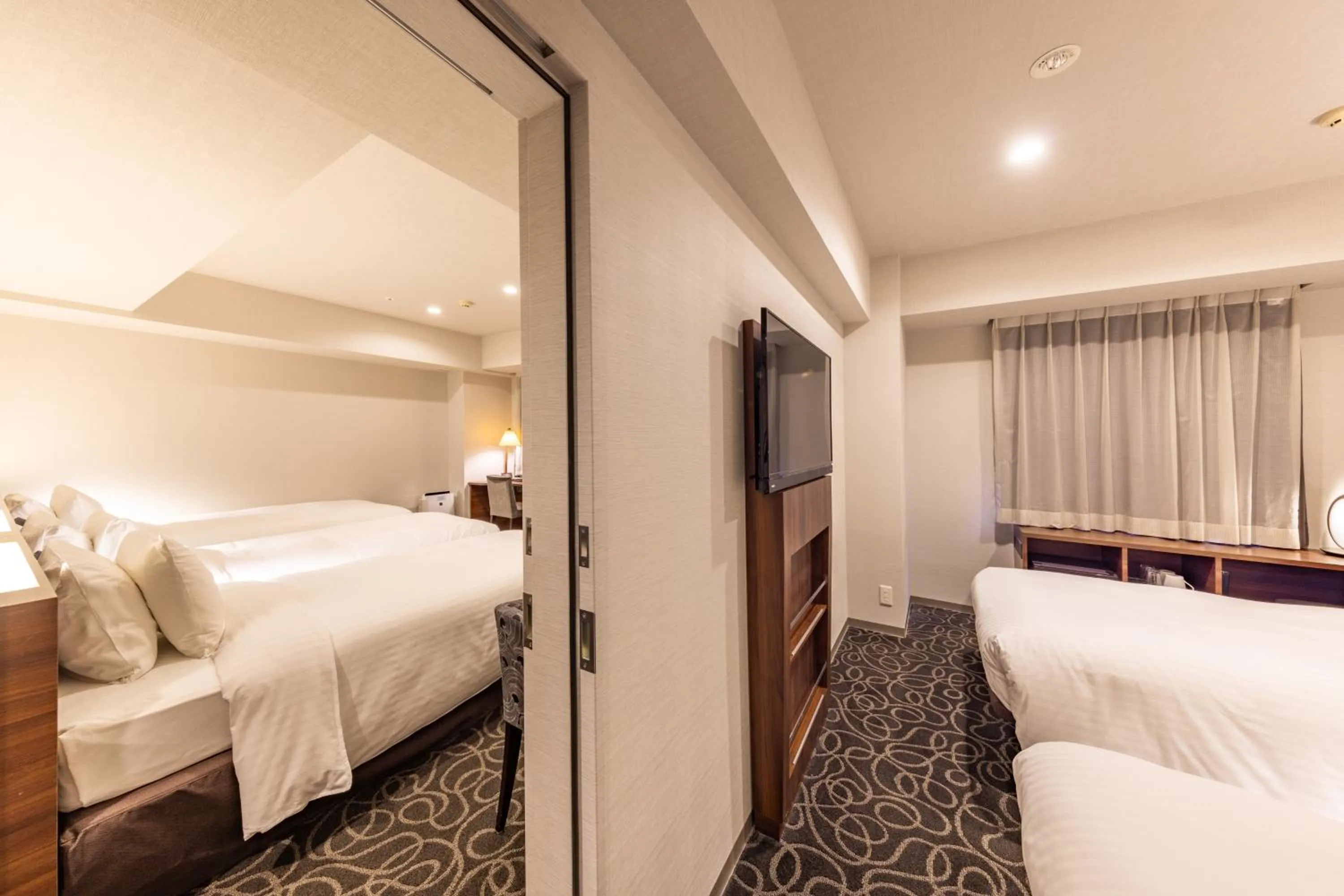 Photo of the whole room, Bed in Hotel Keihan Sapporo