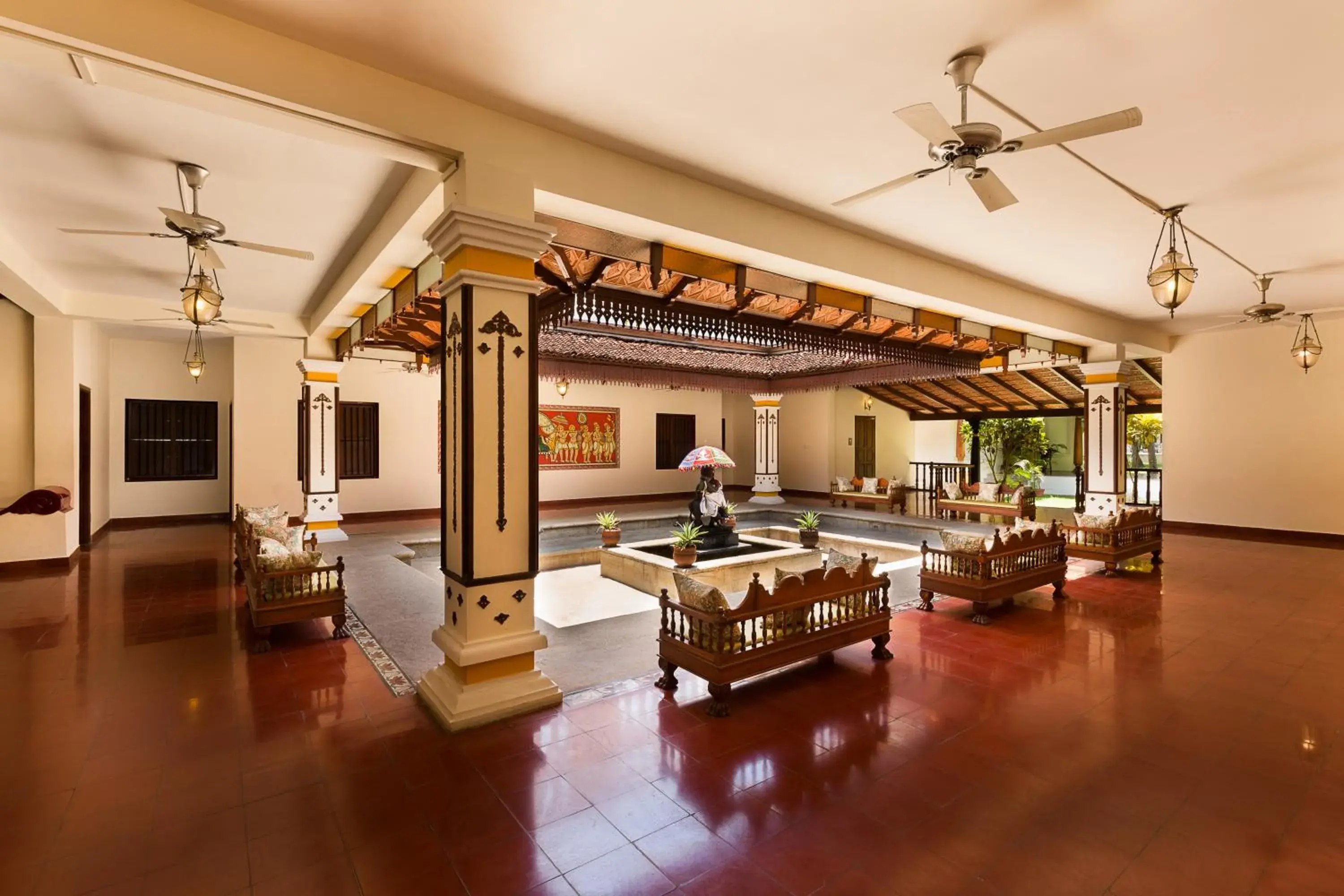 Lobby or reception in Mantra Koodam Kumbakonam - A CGH Earth Experience Lobby or reception in Mantra Koodam Kumbakonam - A CGH Earth Experience