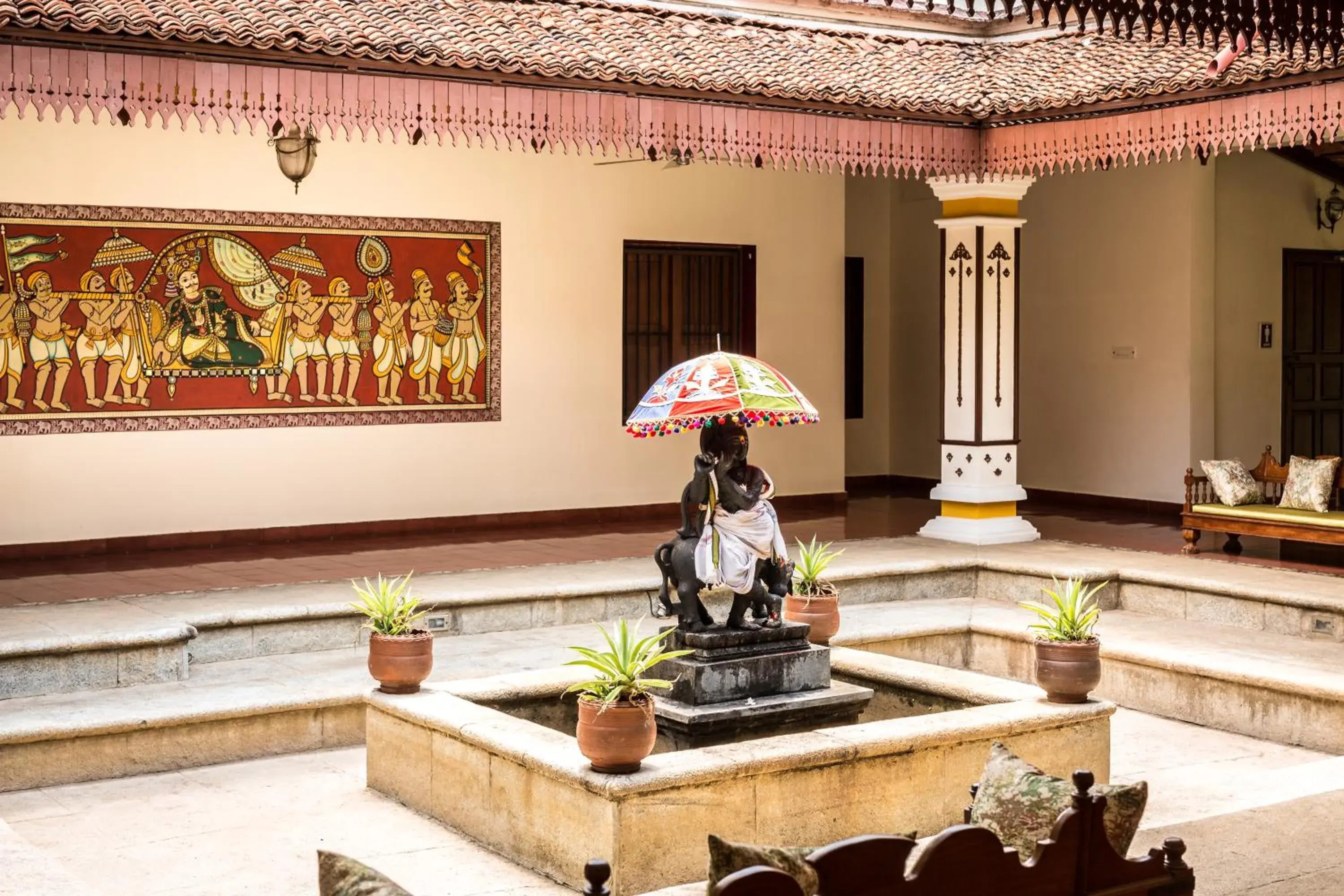 Lobby or reception in Mantra Koodam Kumbakonam - A CGH Earth Experience Lobby or reception in Mantra Koodam Kumbakonam - A CGH Earth Experience