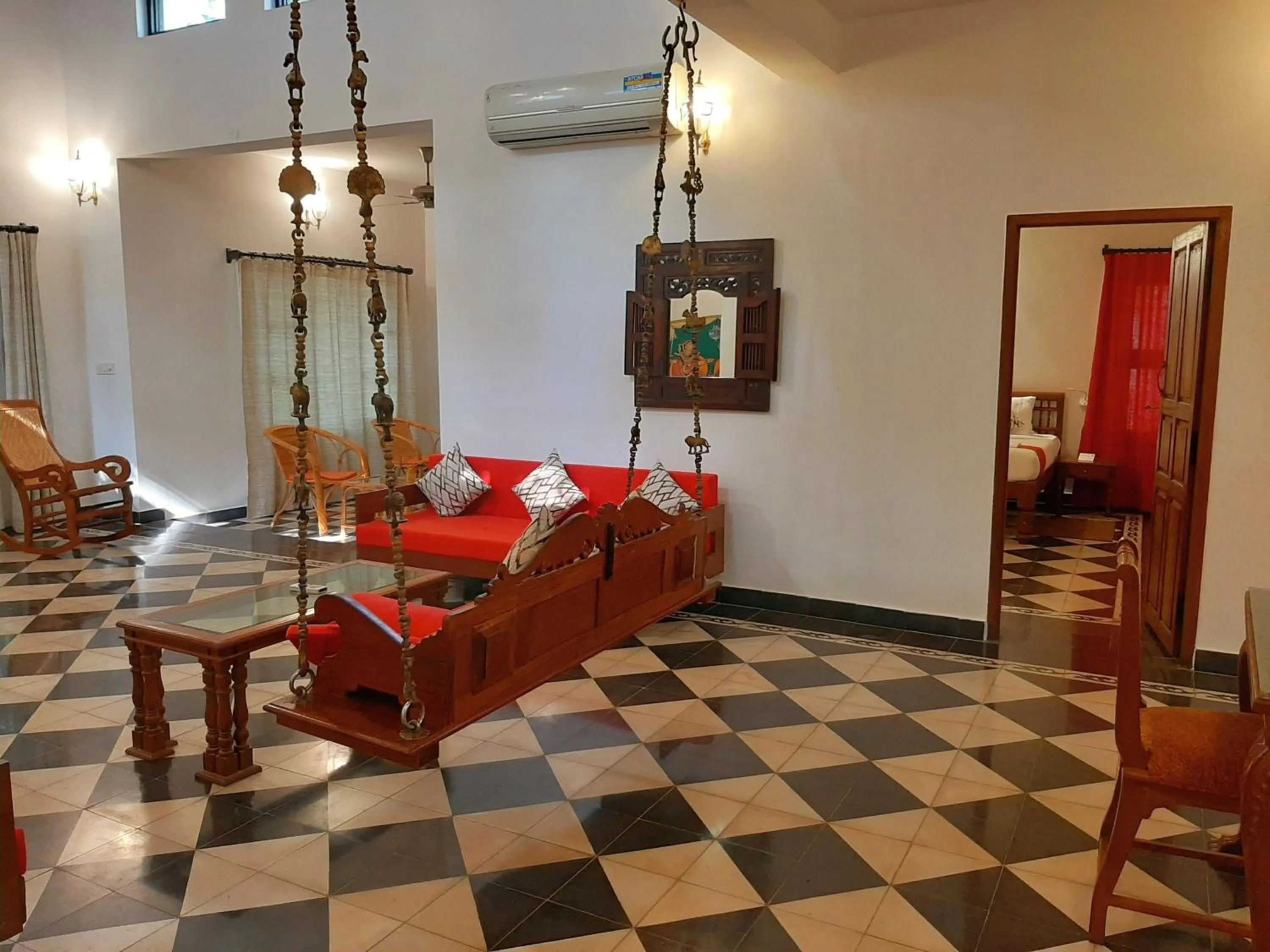 Living room in Mantra Koodam Kumbakonam - A CGH Earth Experience