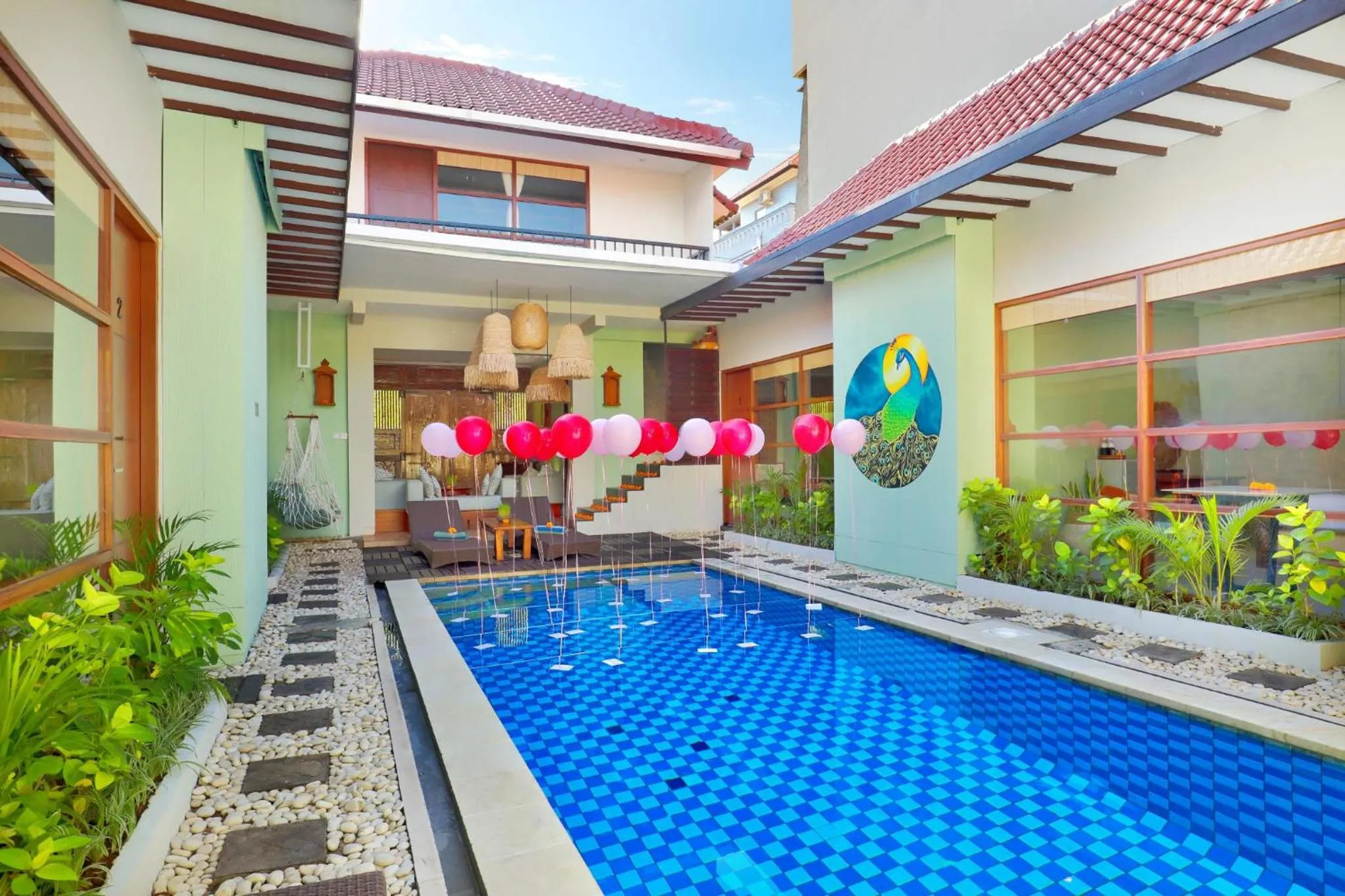 Swimming pool in The Vie Villa Legian