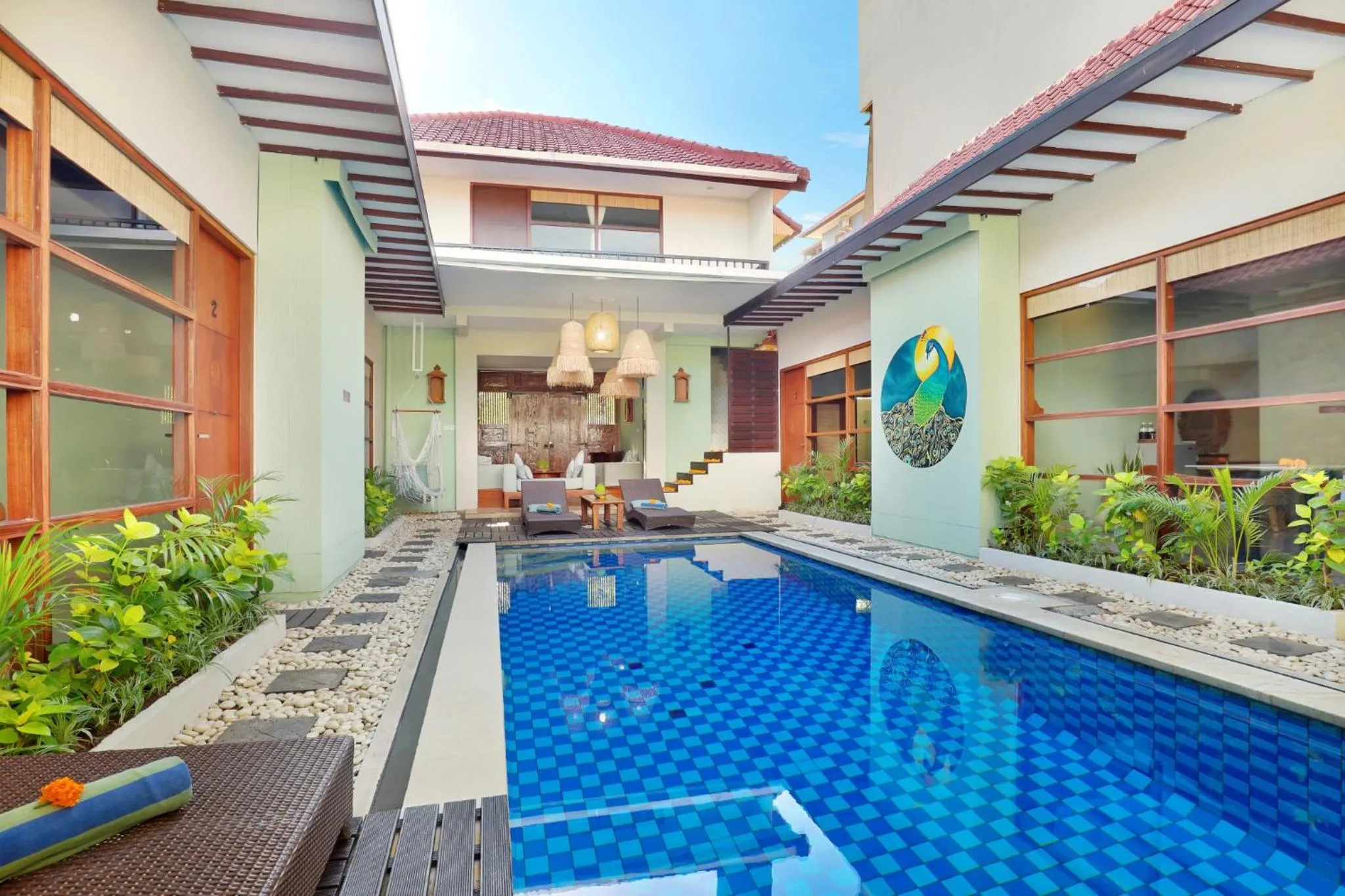 Swimming pool in The Vie Villa Legian