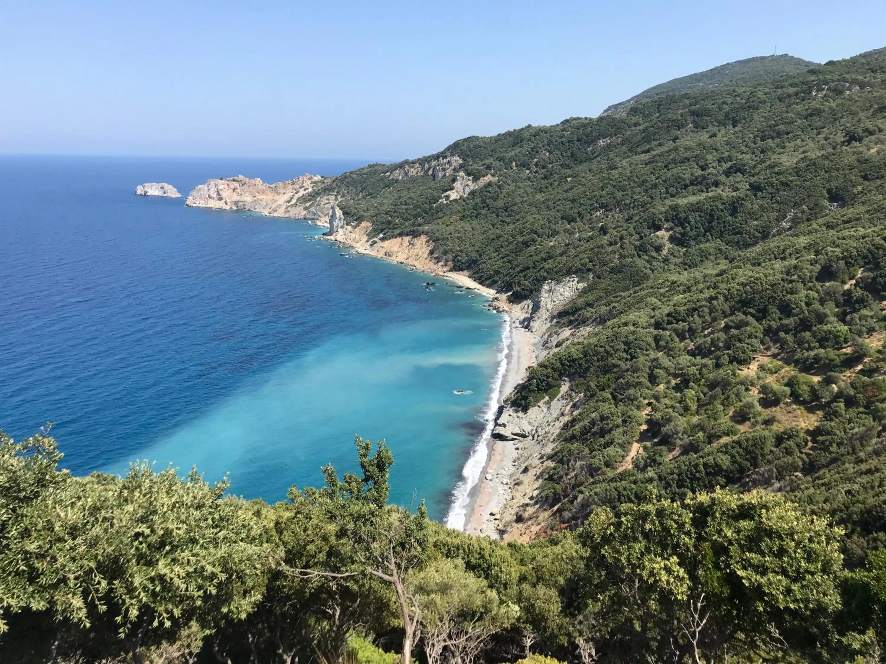 Natural landscape in Meltemi