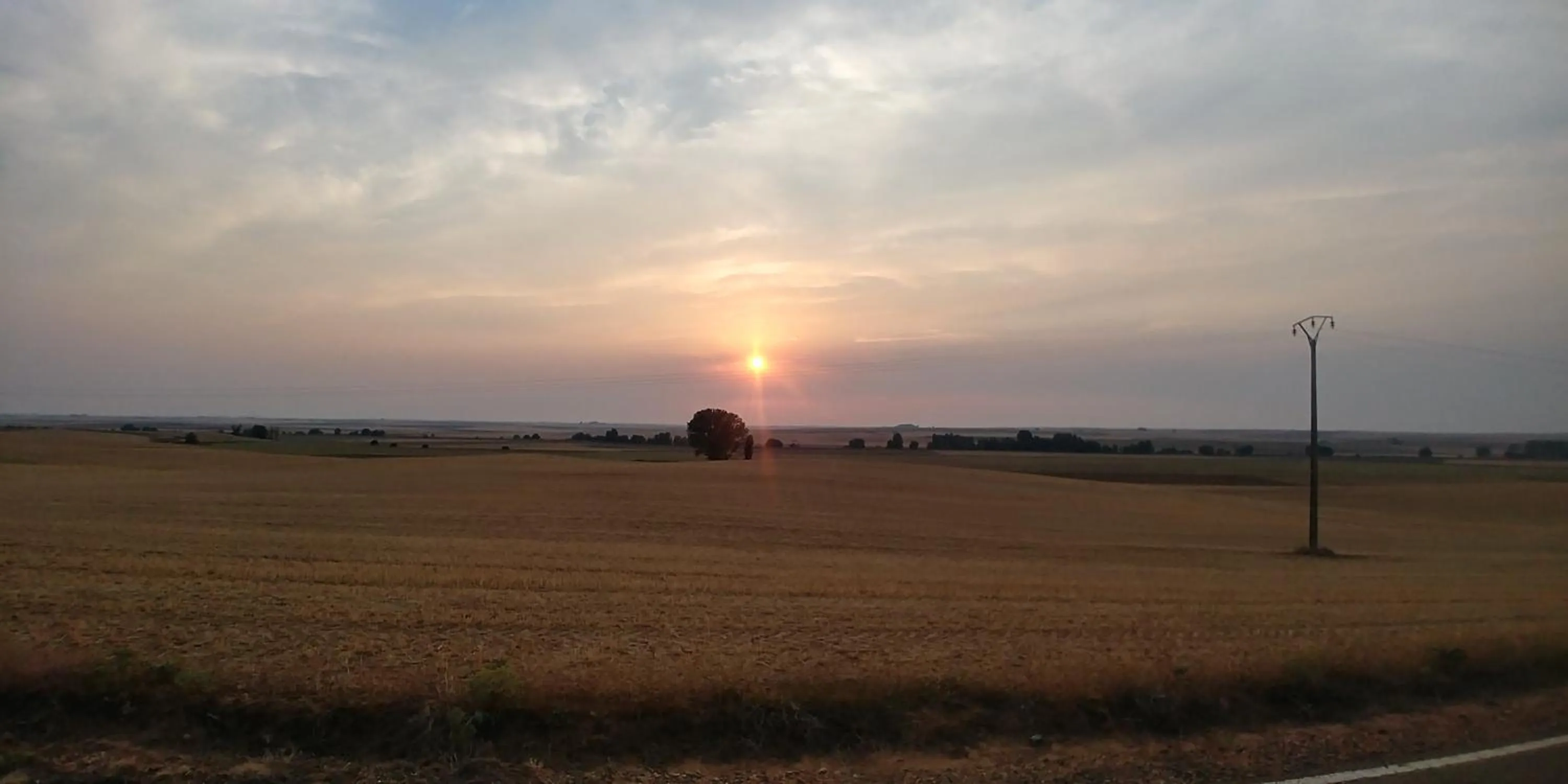 Sunset in Hotel Ria de Vigo "Tierra de Campos"