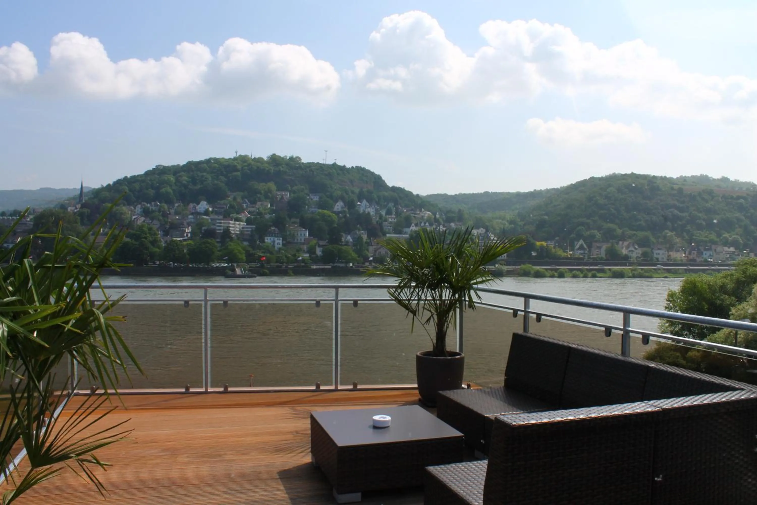 Balcony/Terrace in RheinHotel ARTE