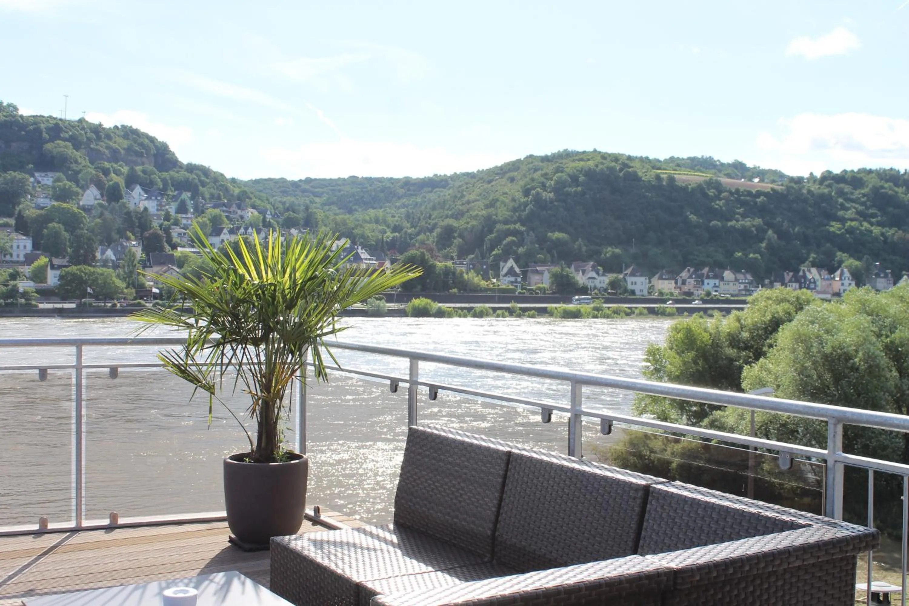 River view in RheinHotel ARTE
