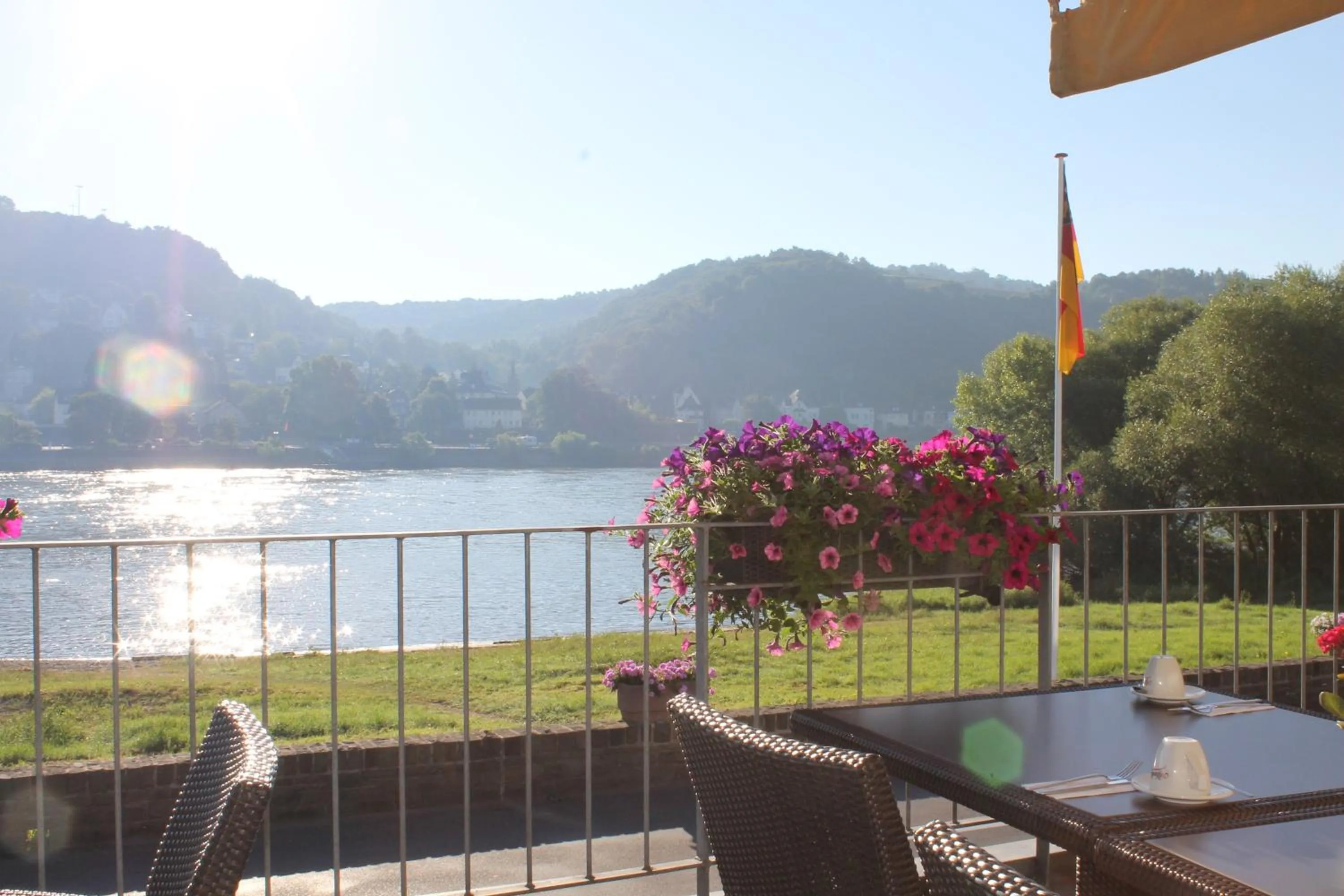 Balcony/Terrace in RheinHotel ARTE