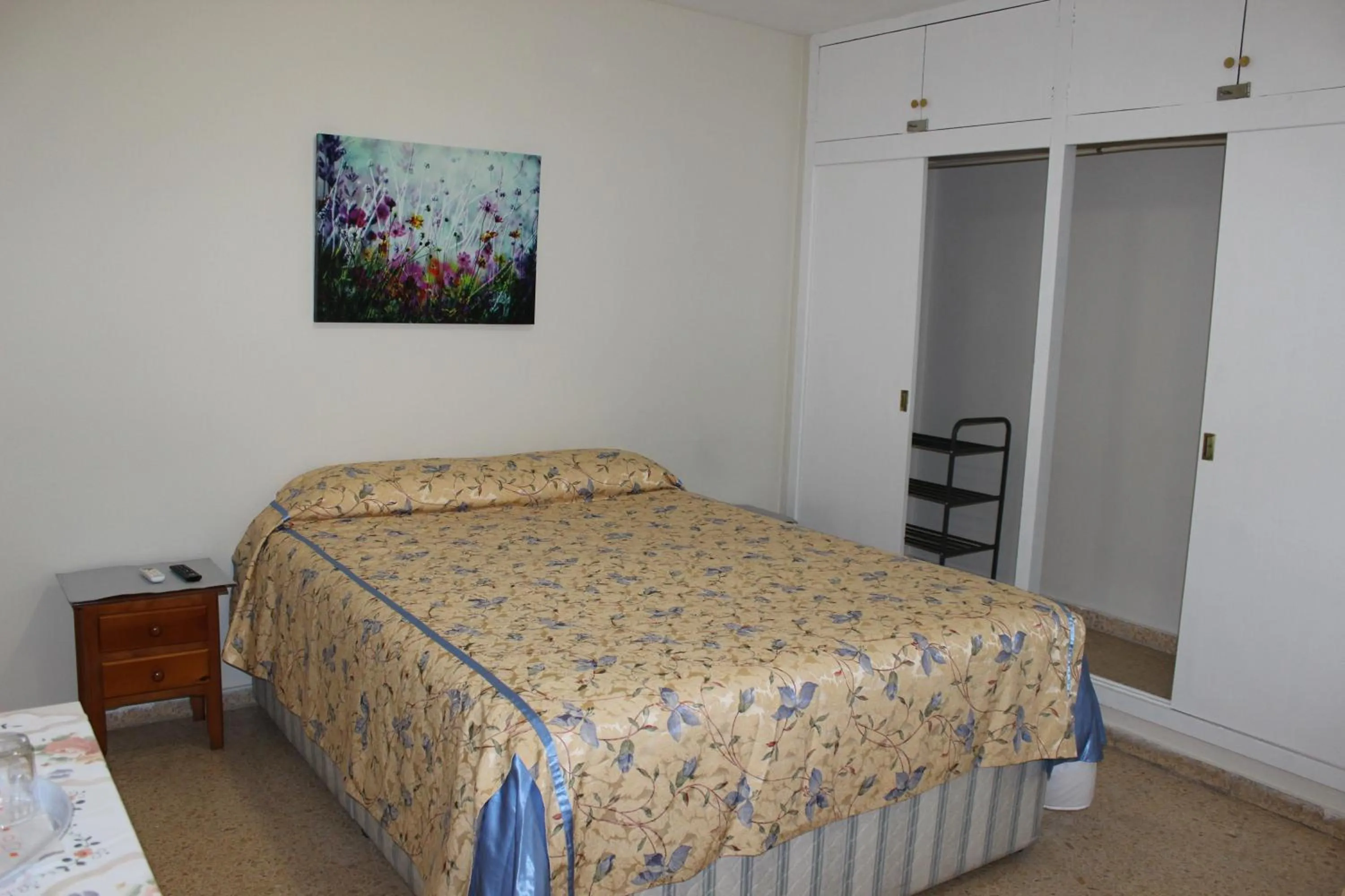 Bed in Pension El Parque