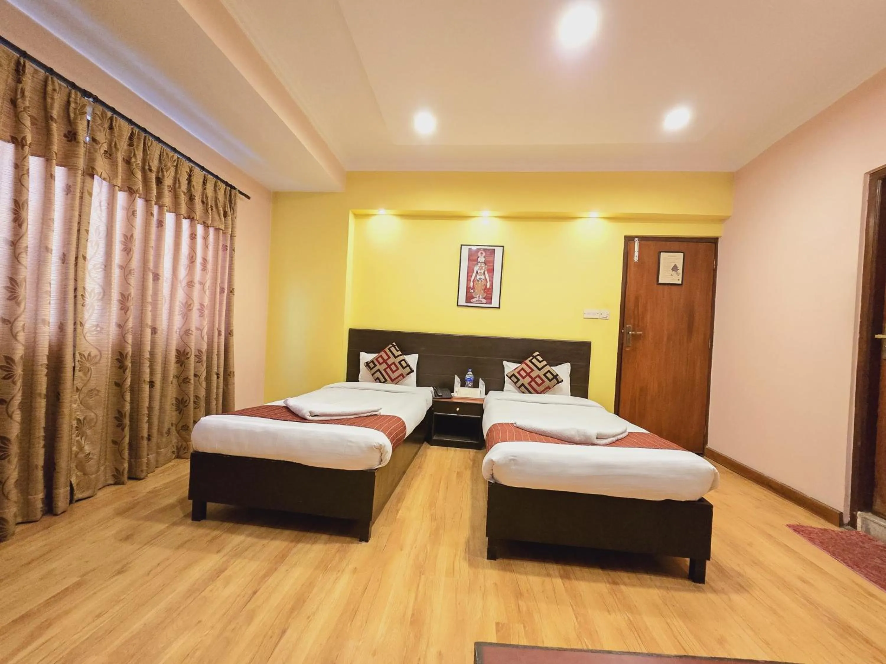 Bed in Cascade Hotel Kathmandu