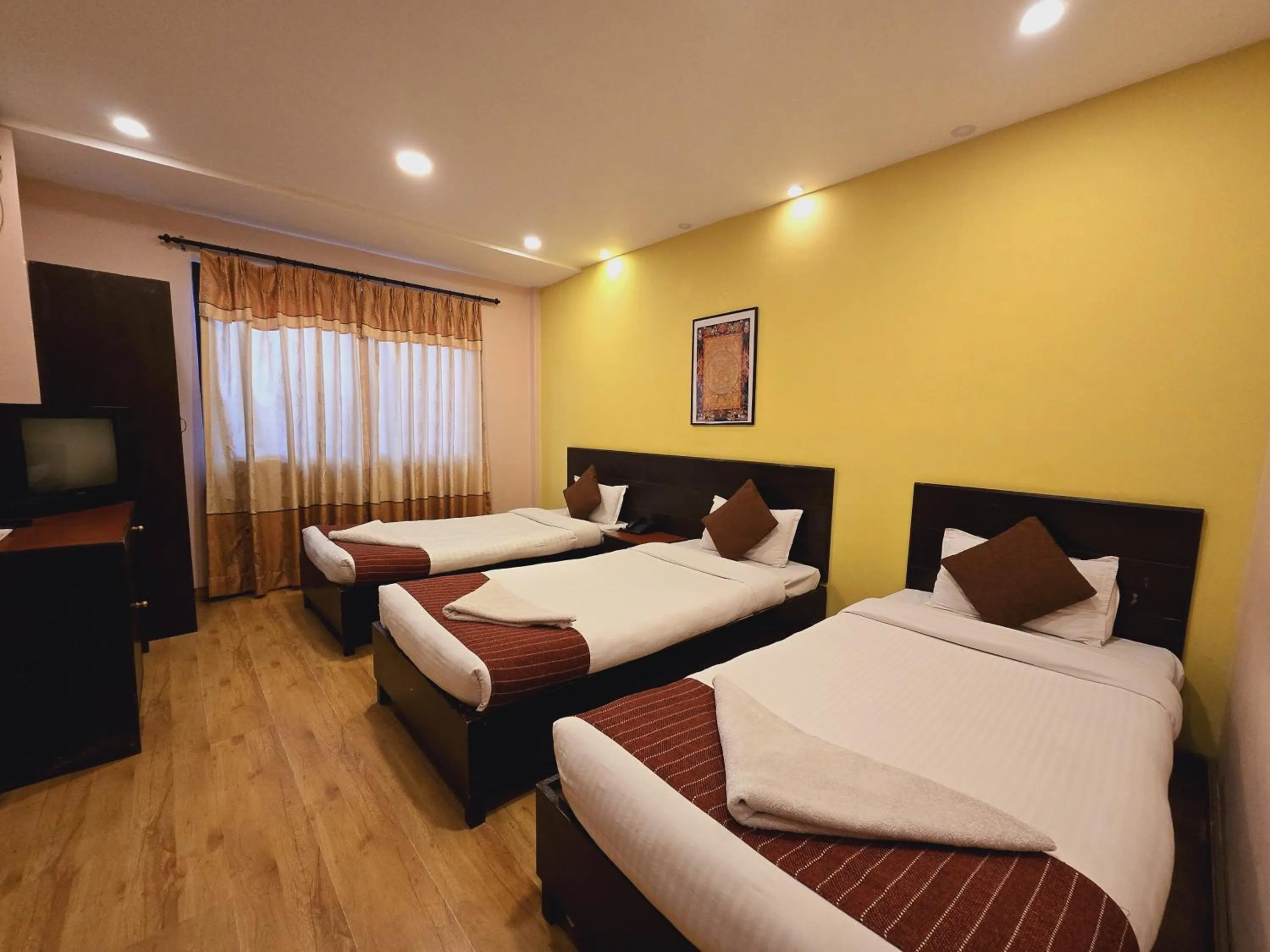 Bed in Cascade Hotel Kathmandu