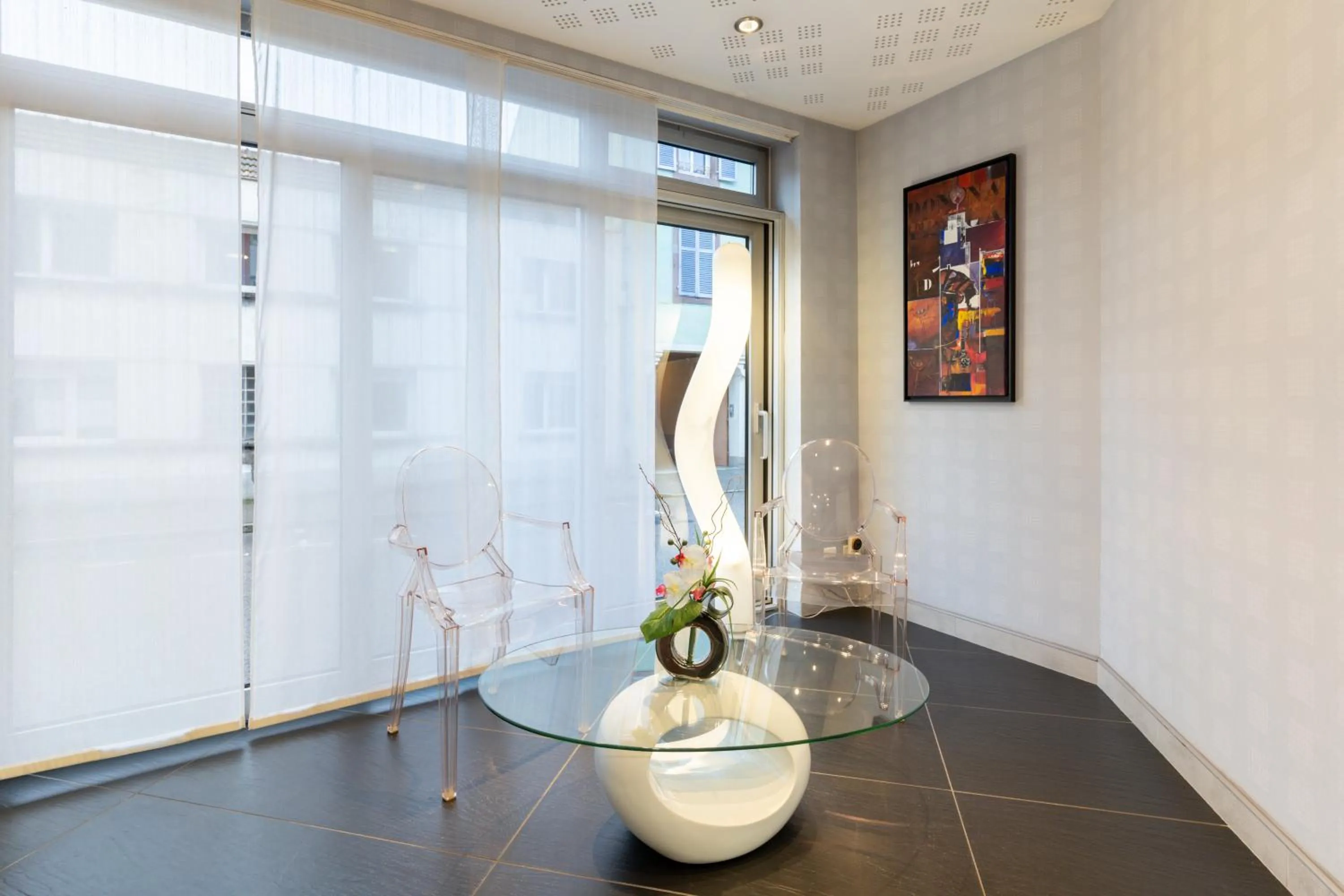 Living room in Brit Hotel Belfort Centre-Le Boreal