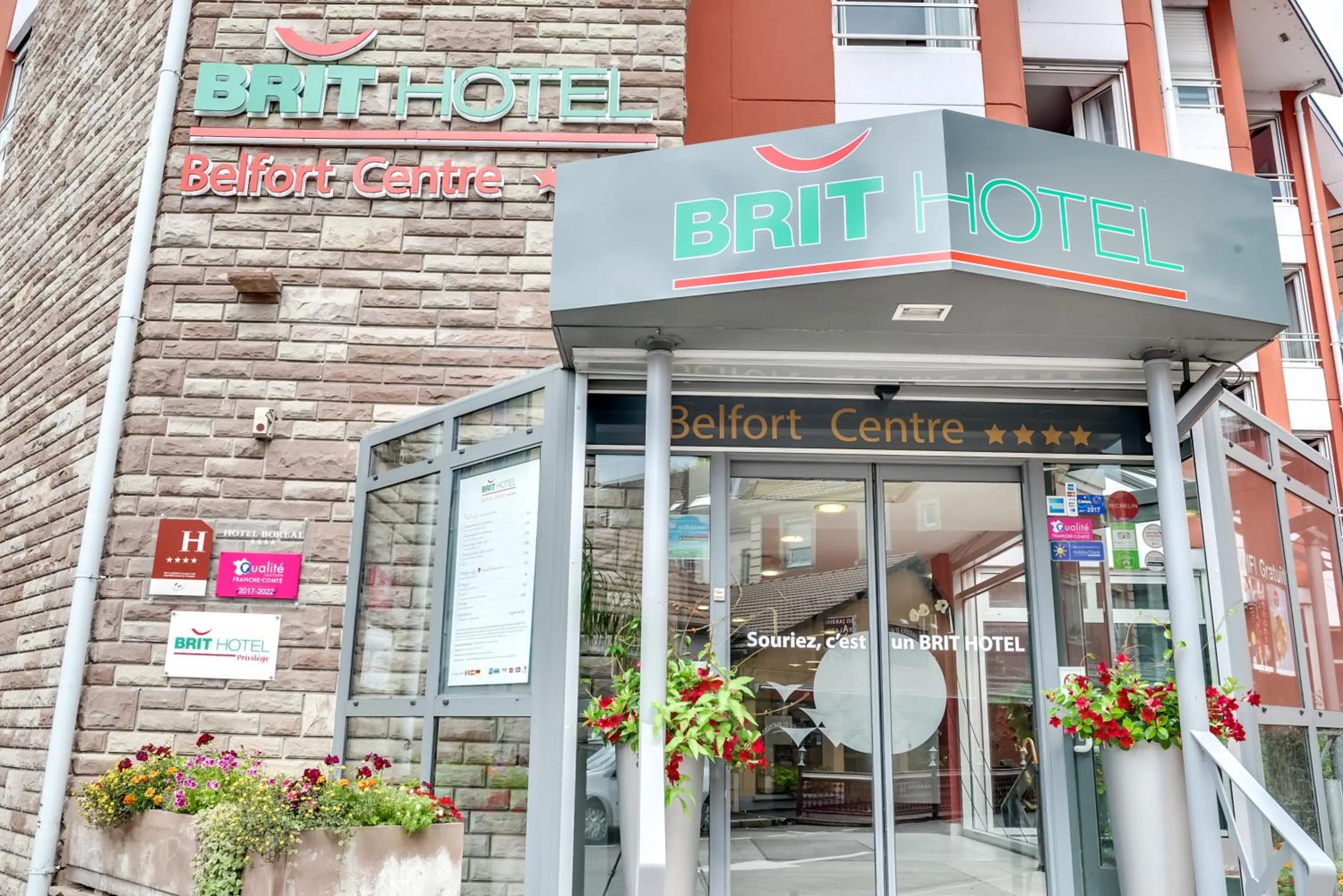 Property building in Brit Hotel Belfort Centre-Le Boreal