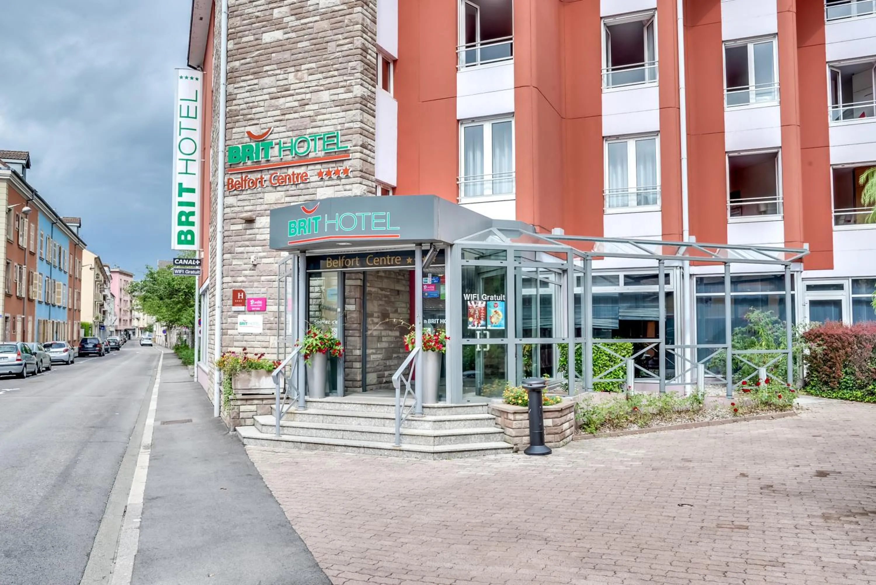 Property building in Brit Hotel Belfort Centre-Le Boreal