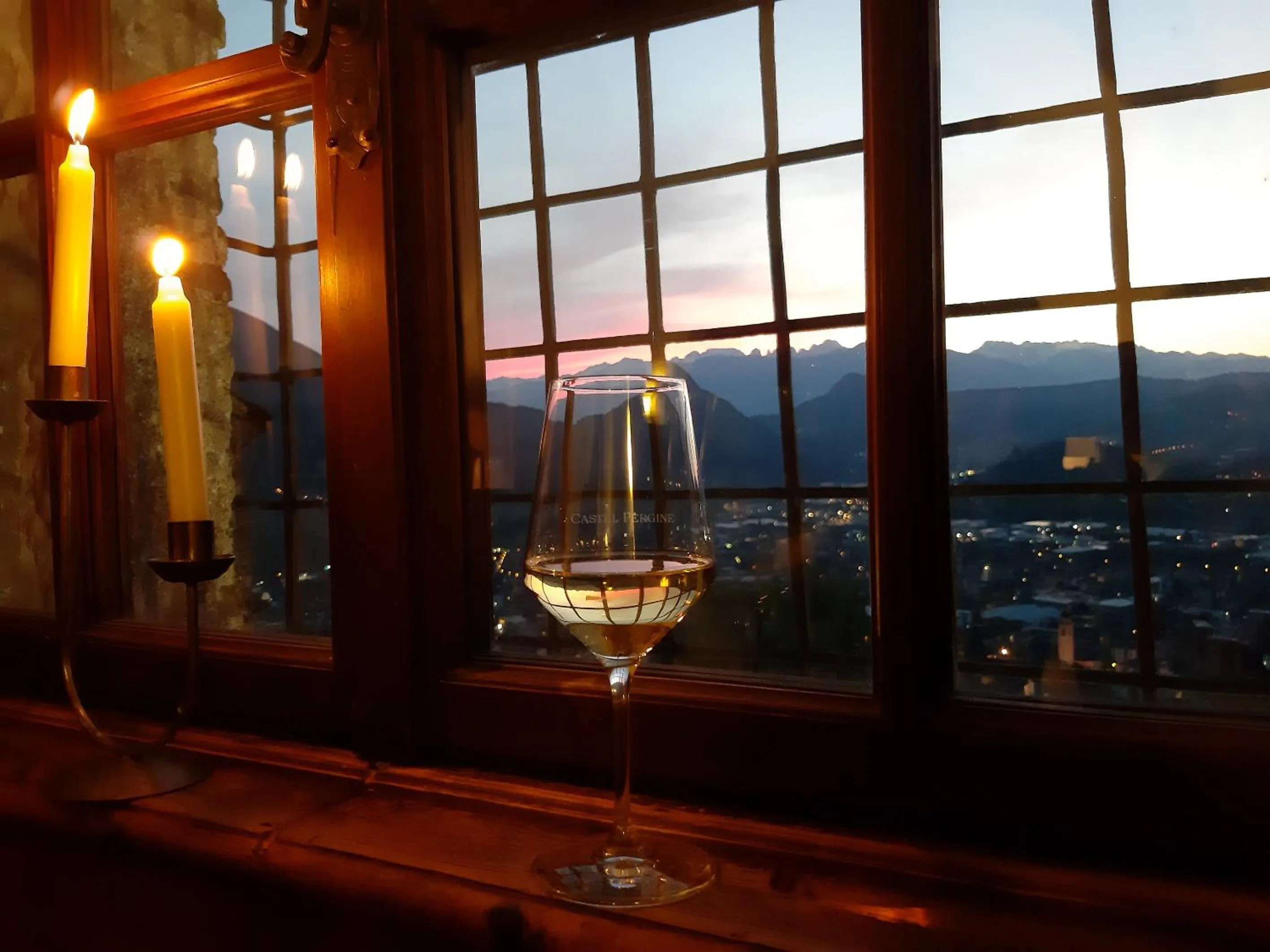 City view in Castel Pergine