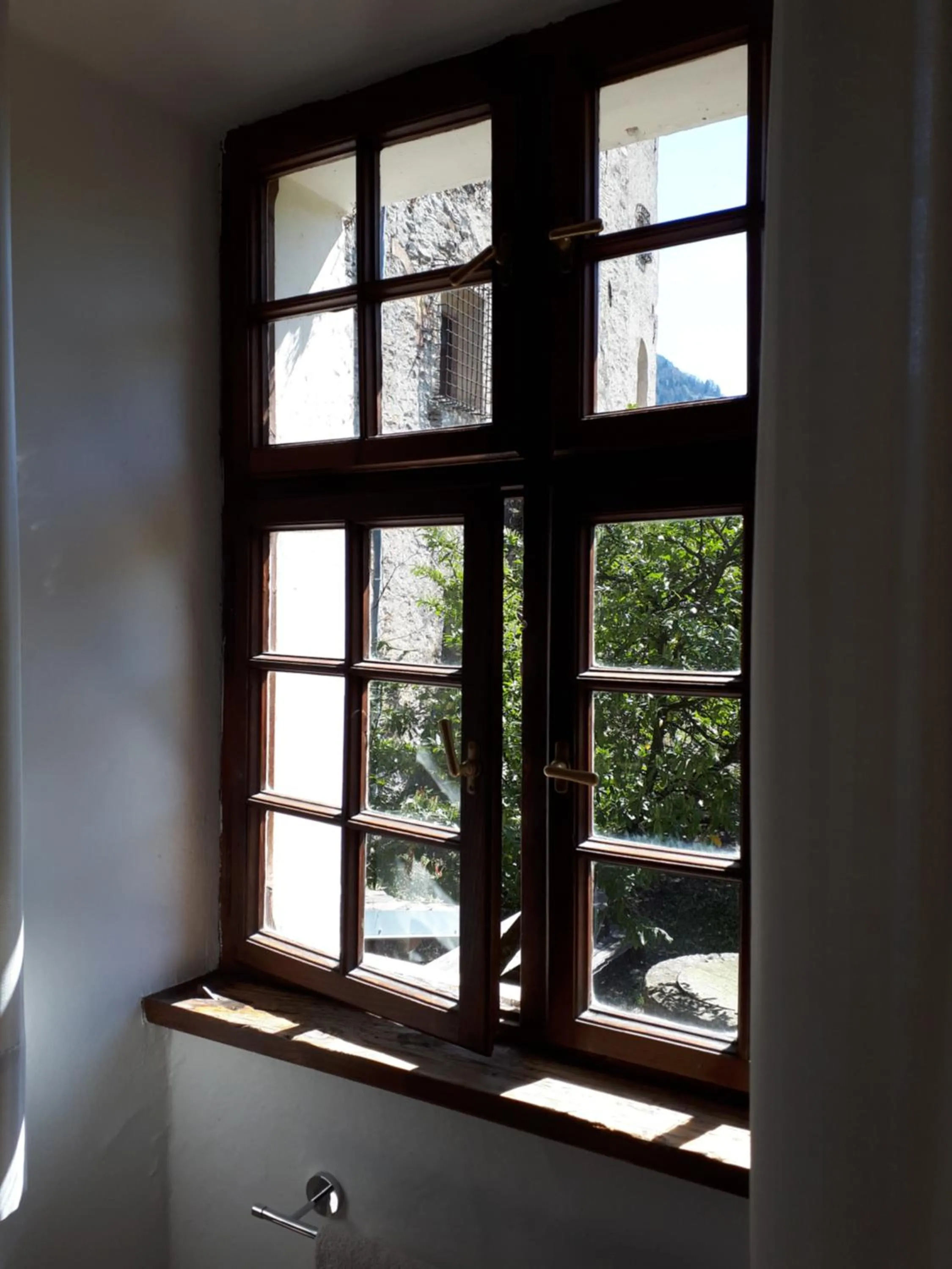 Inner courtyard view in Castel Pergine
