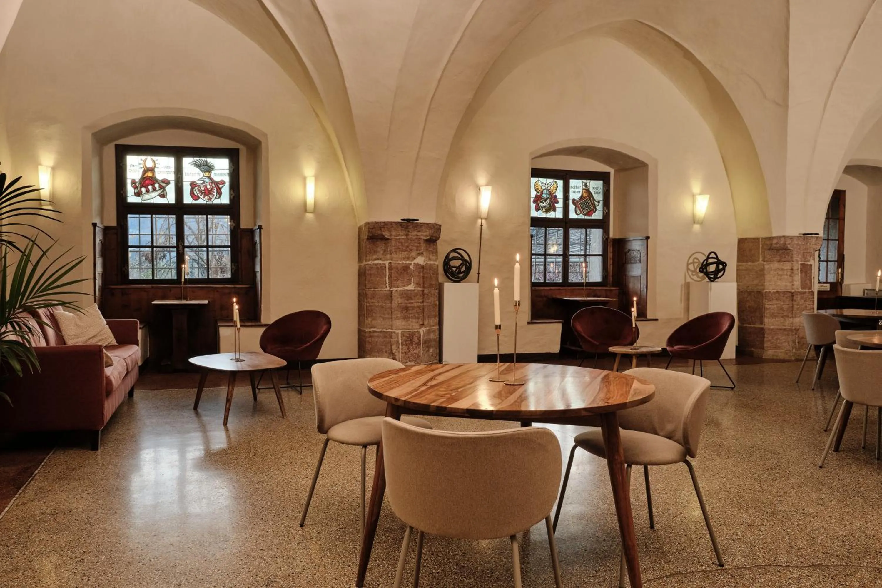 Lobby or reception in Castel Pergine