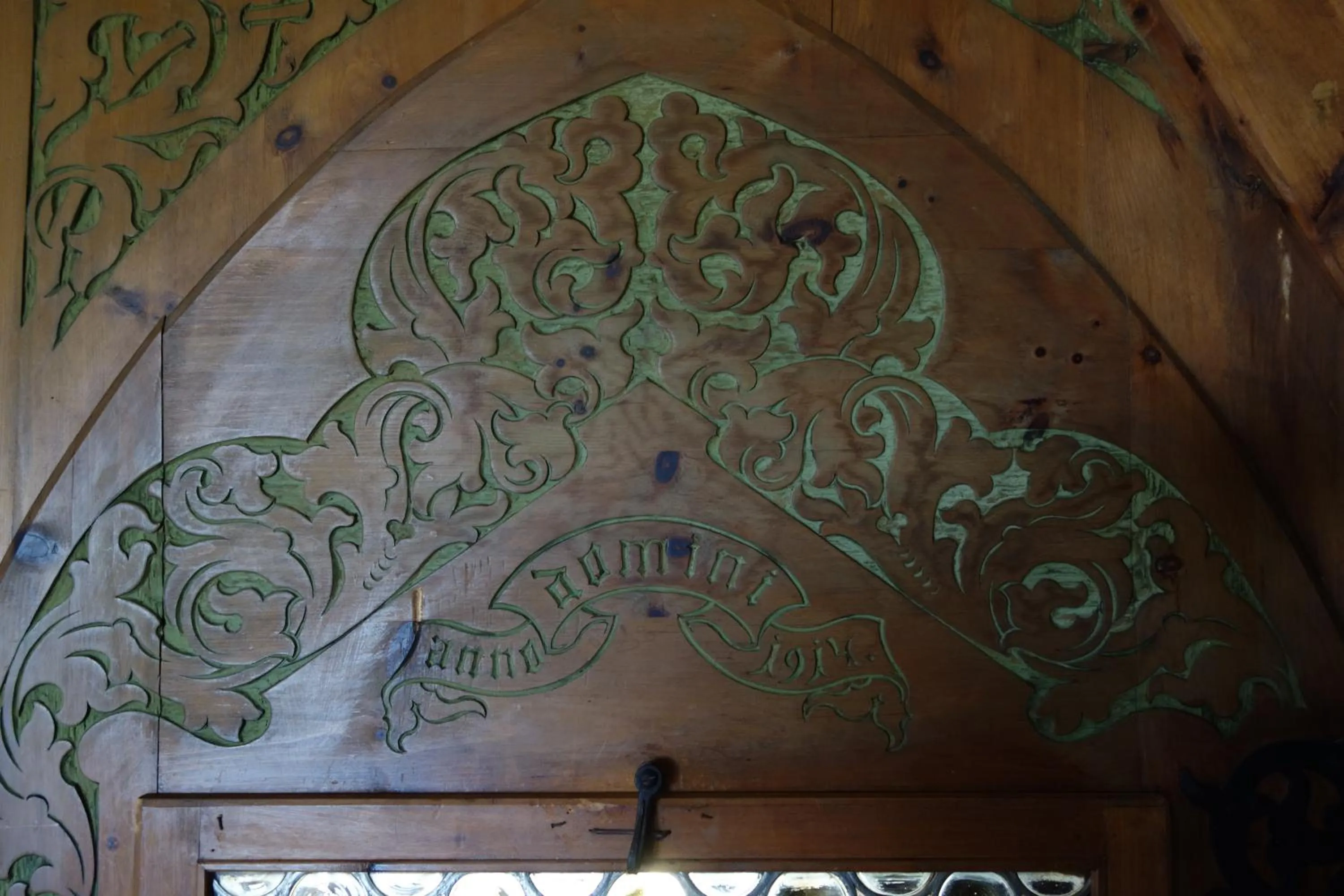 Decorative detail in Castel Pergine