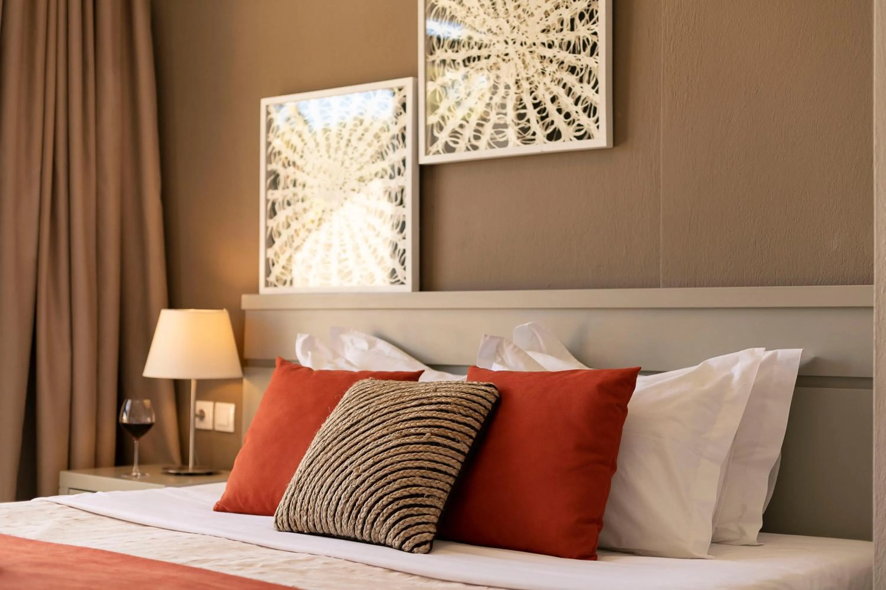 Bedroom, Bed in Irida Aegean View, Philian Hotels and Resorts