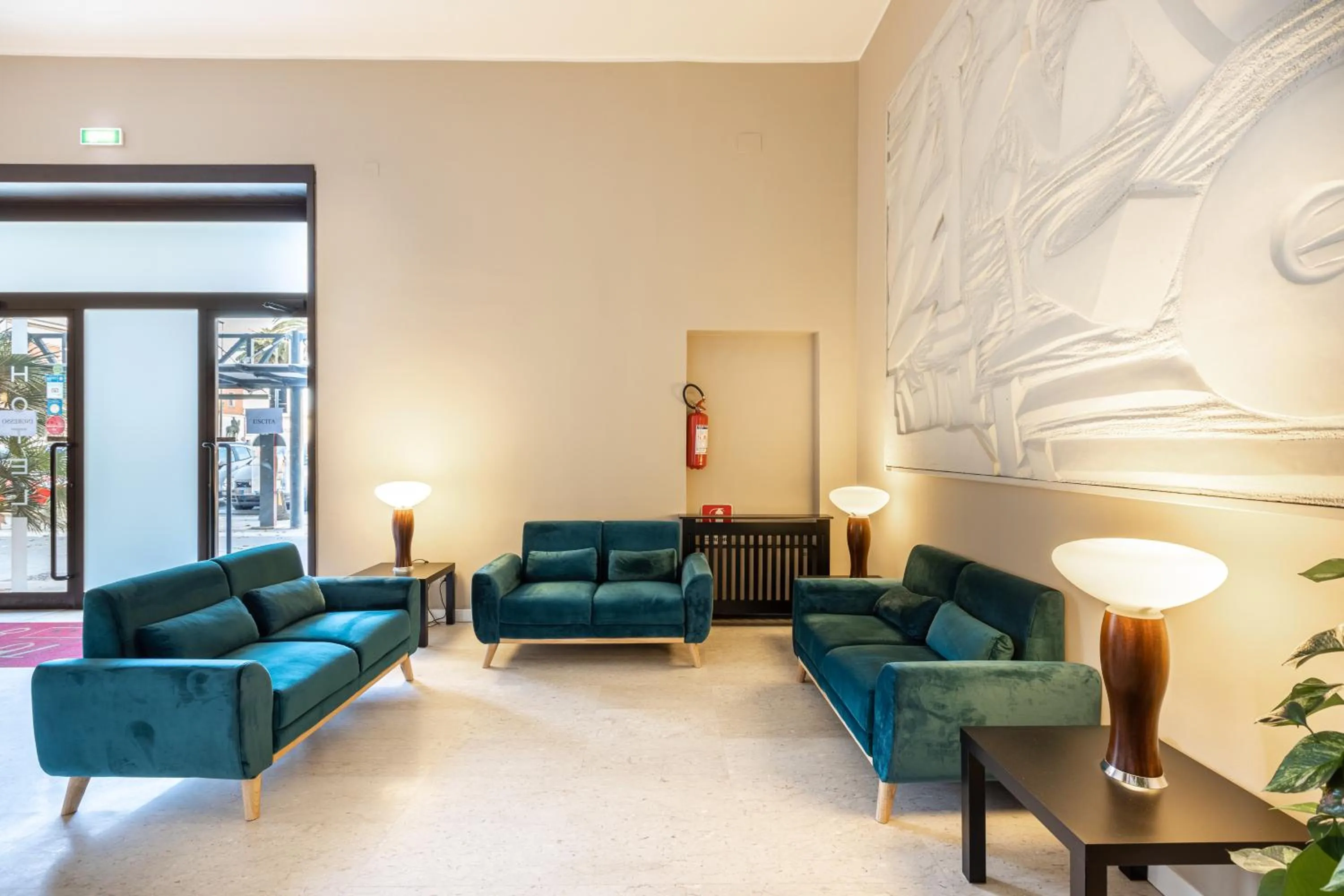 Lobby or reception in Hotel Nuova Grosseto