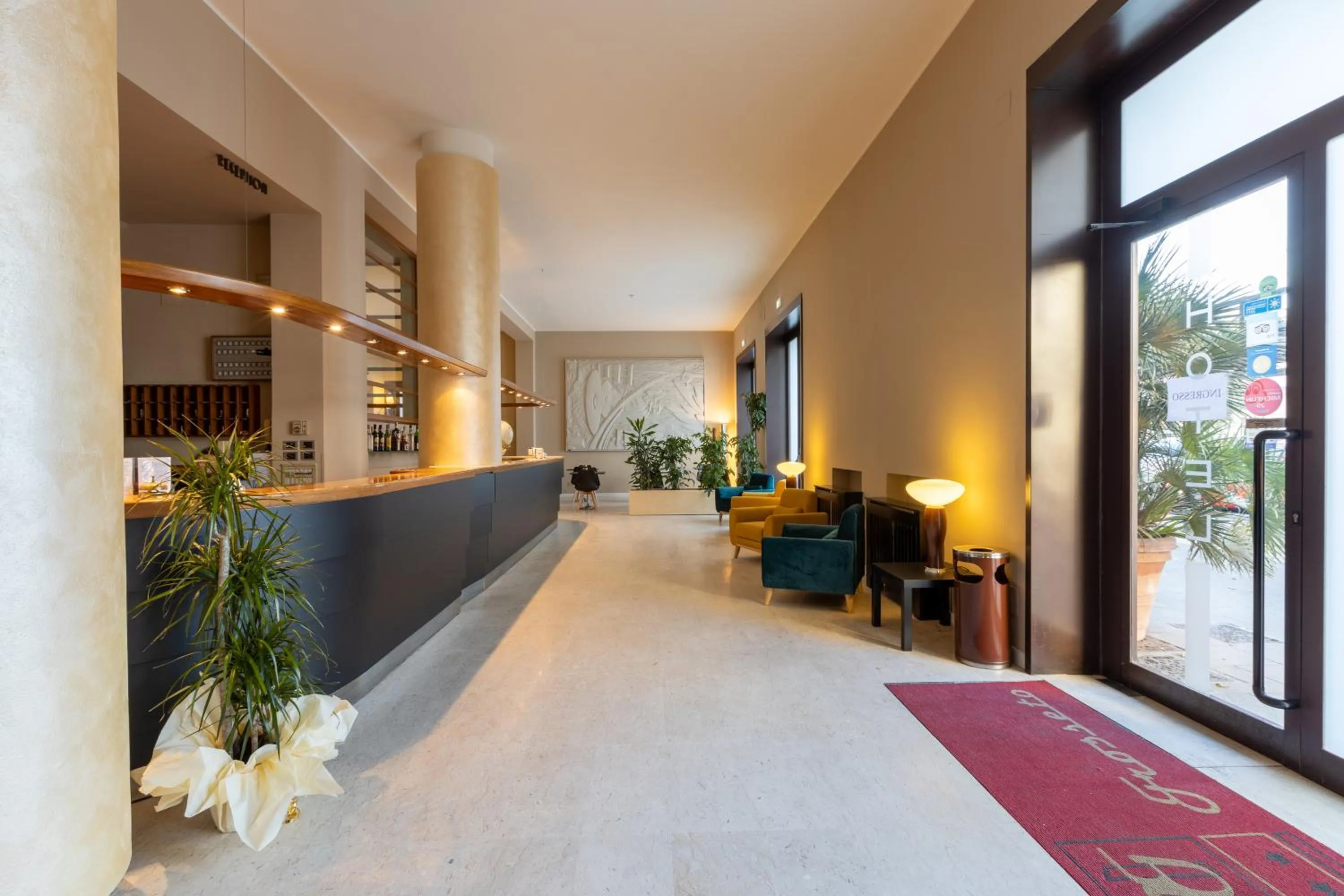 Lobby or reception in Hotel Nuova Grosseto