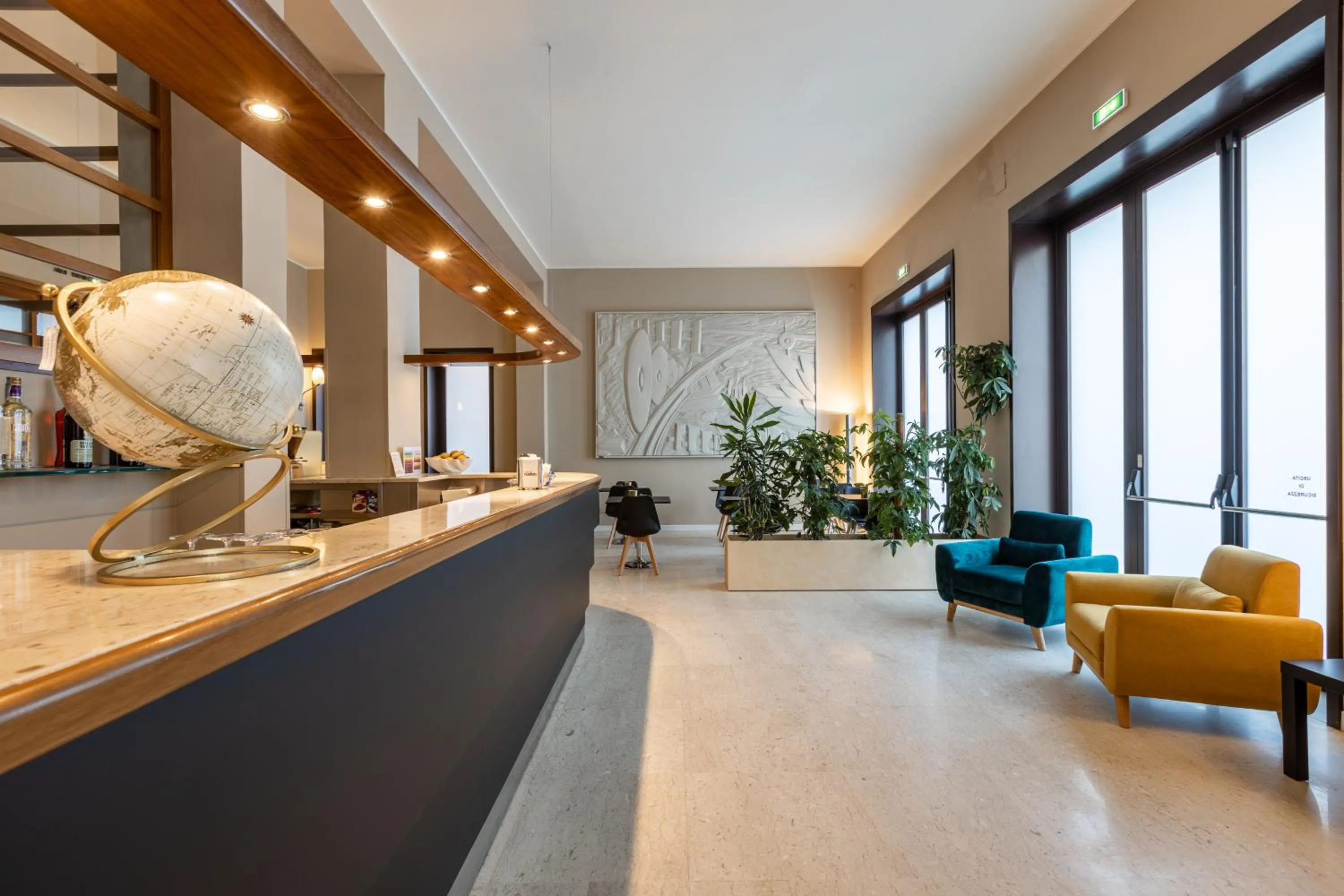 Lobby or reception in Hotel Nuova Grosseto