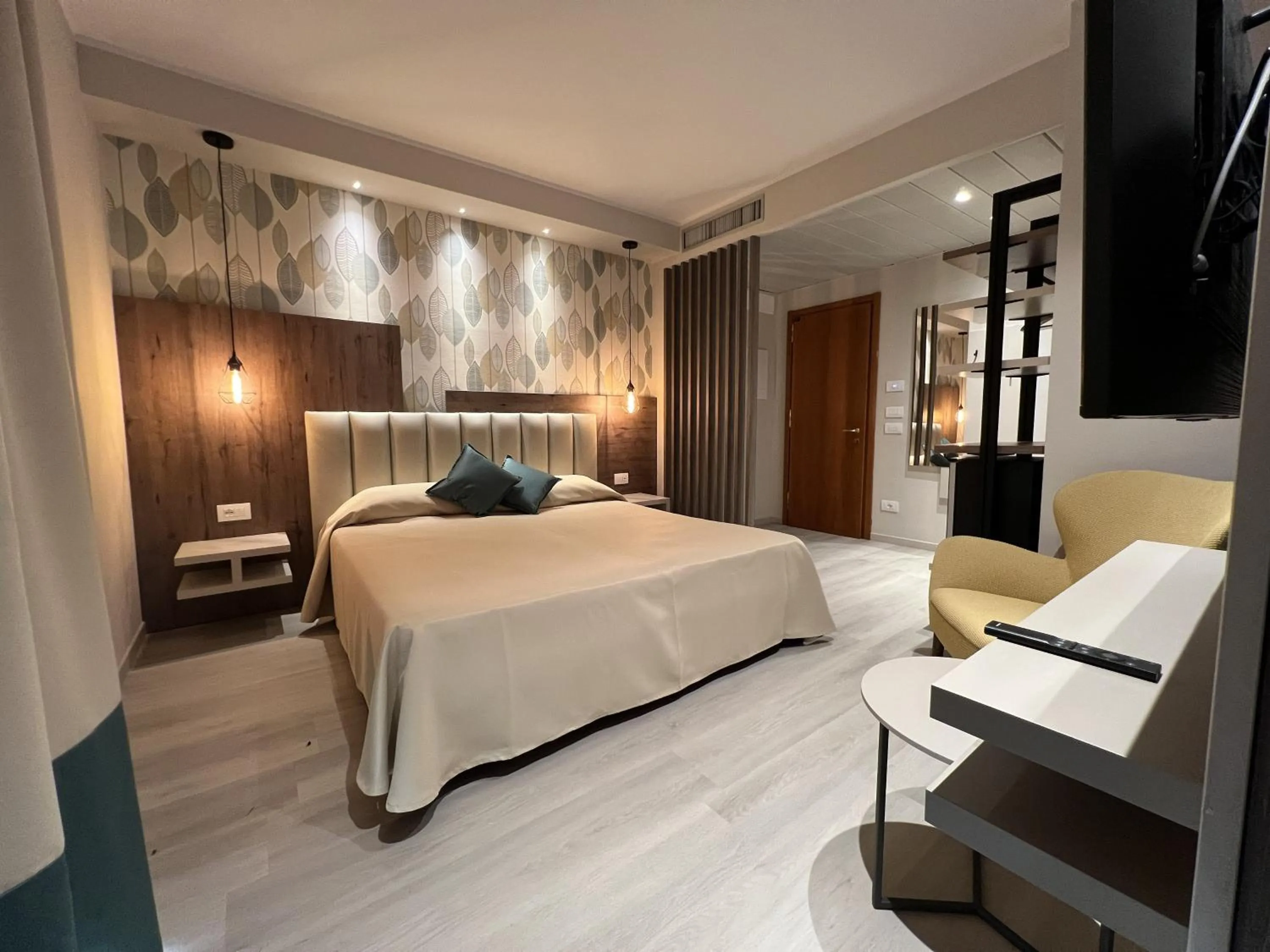 Bed in Hotel Lo Zodiaco