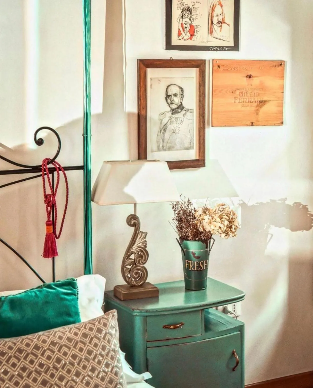 Bed in Locanda San Tomaso