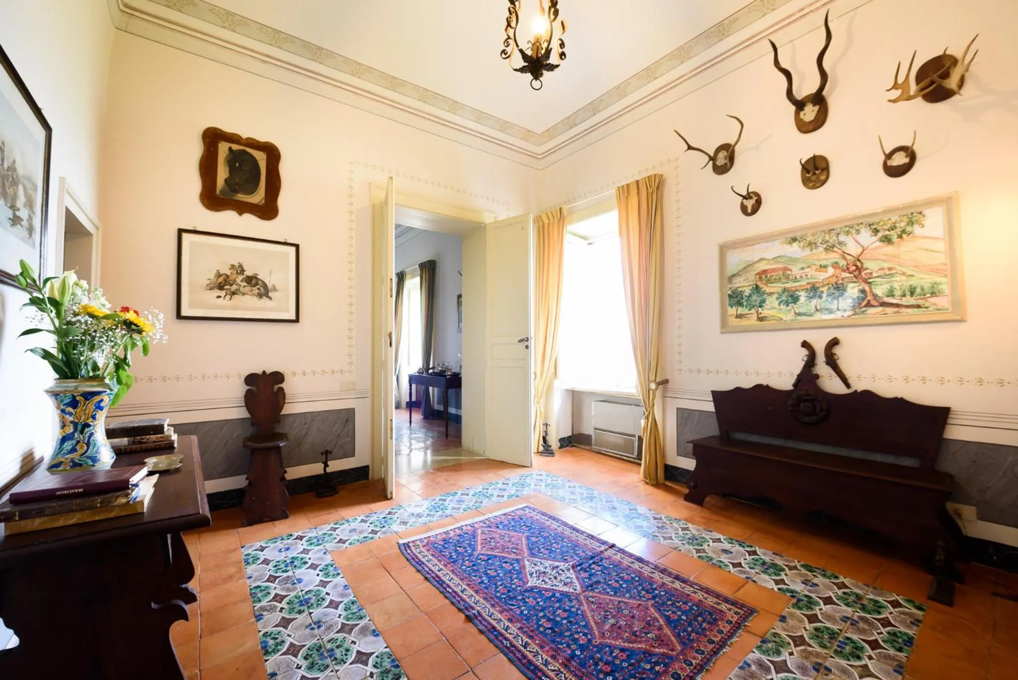 Living room in Masseria Rossella