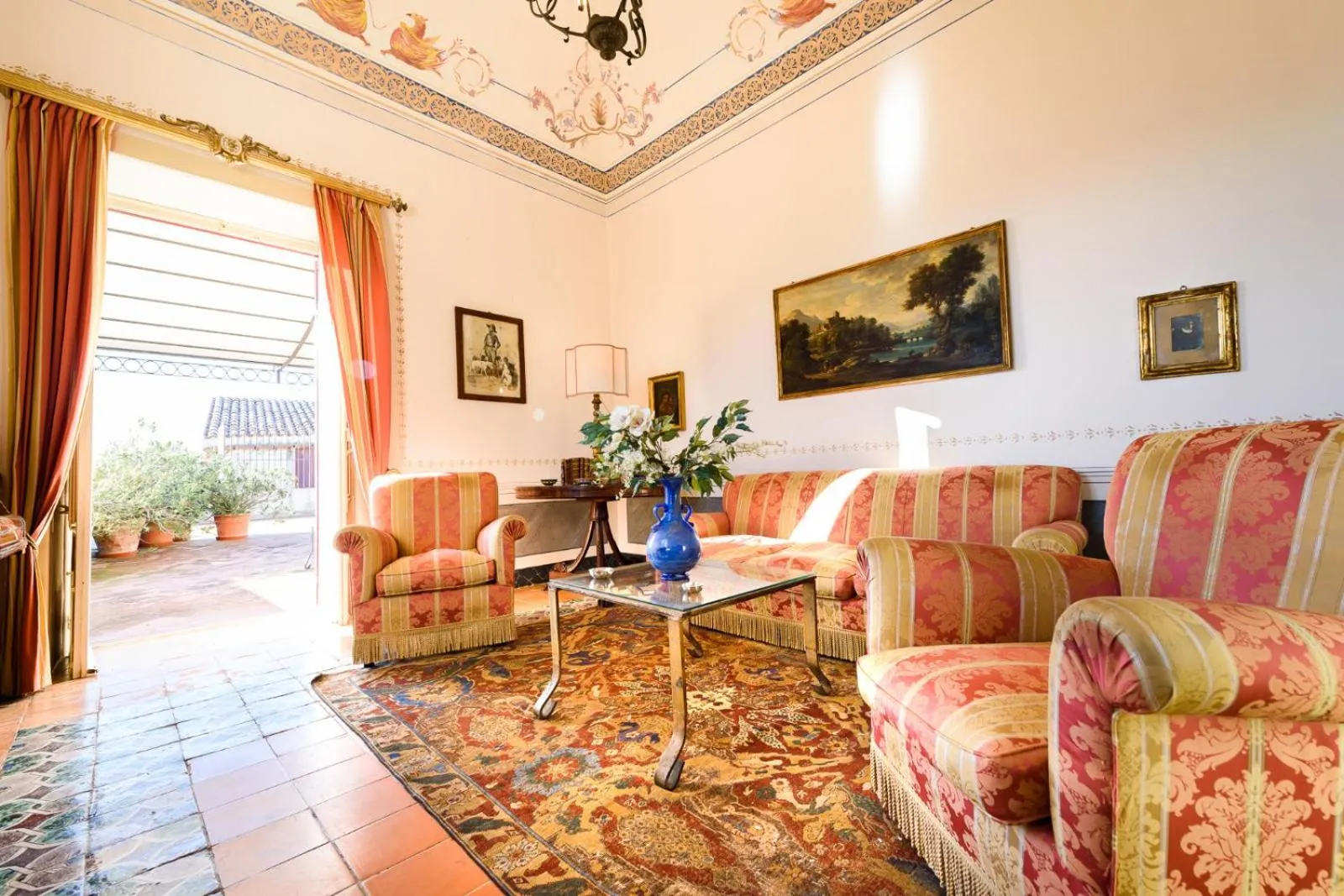 Living room in Masseria Rossella