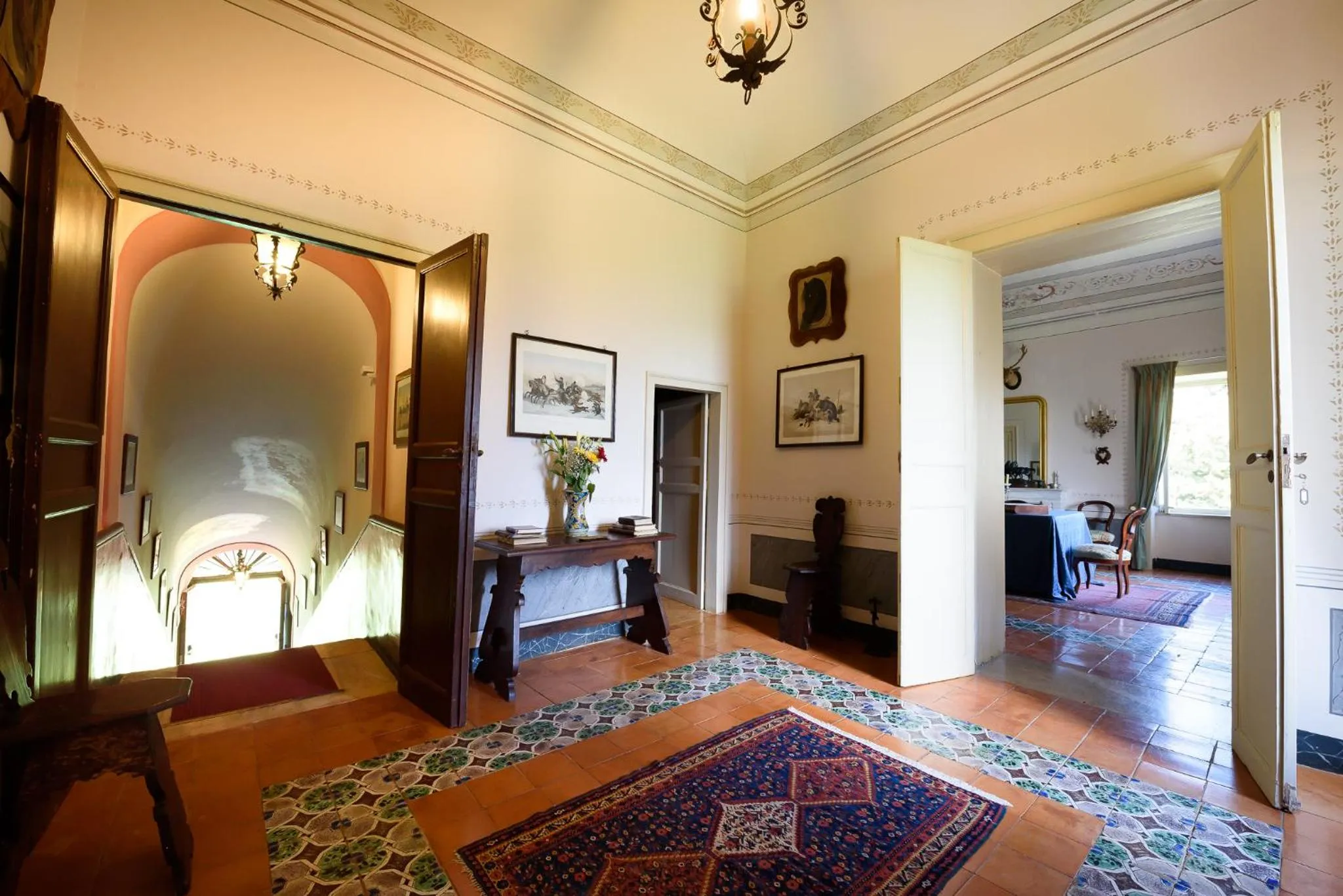 Living room, Bed in Masseria Rossella