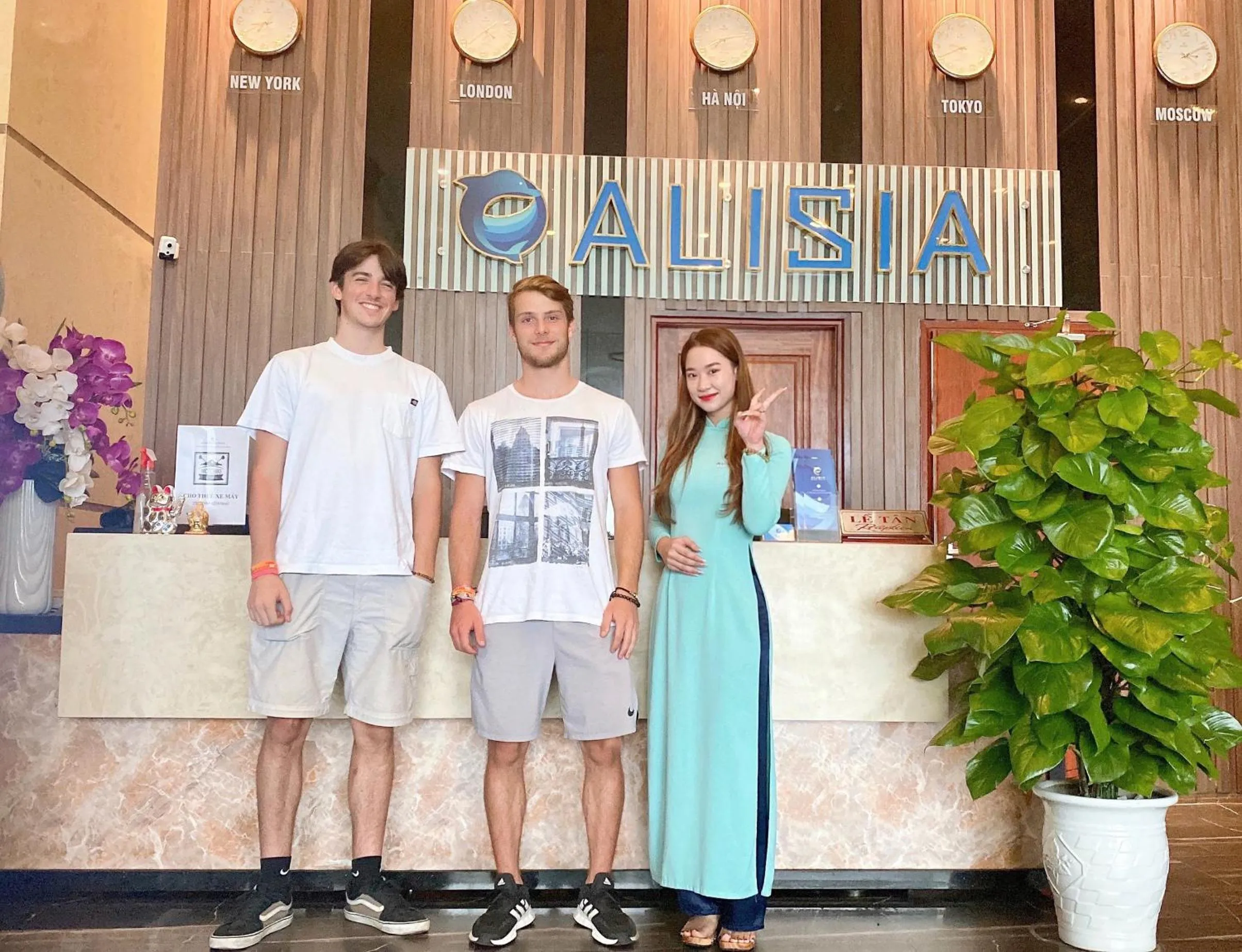 Staff in Alisia Beach Hotel Da Nang