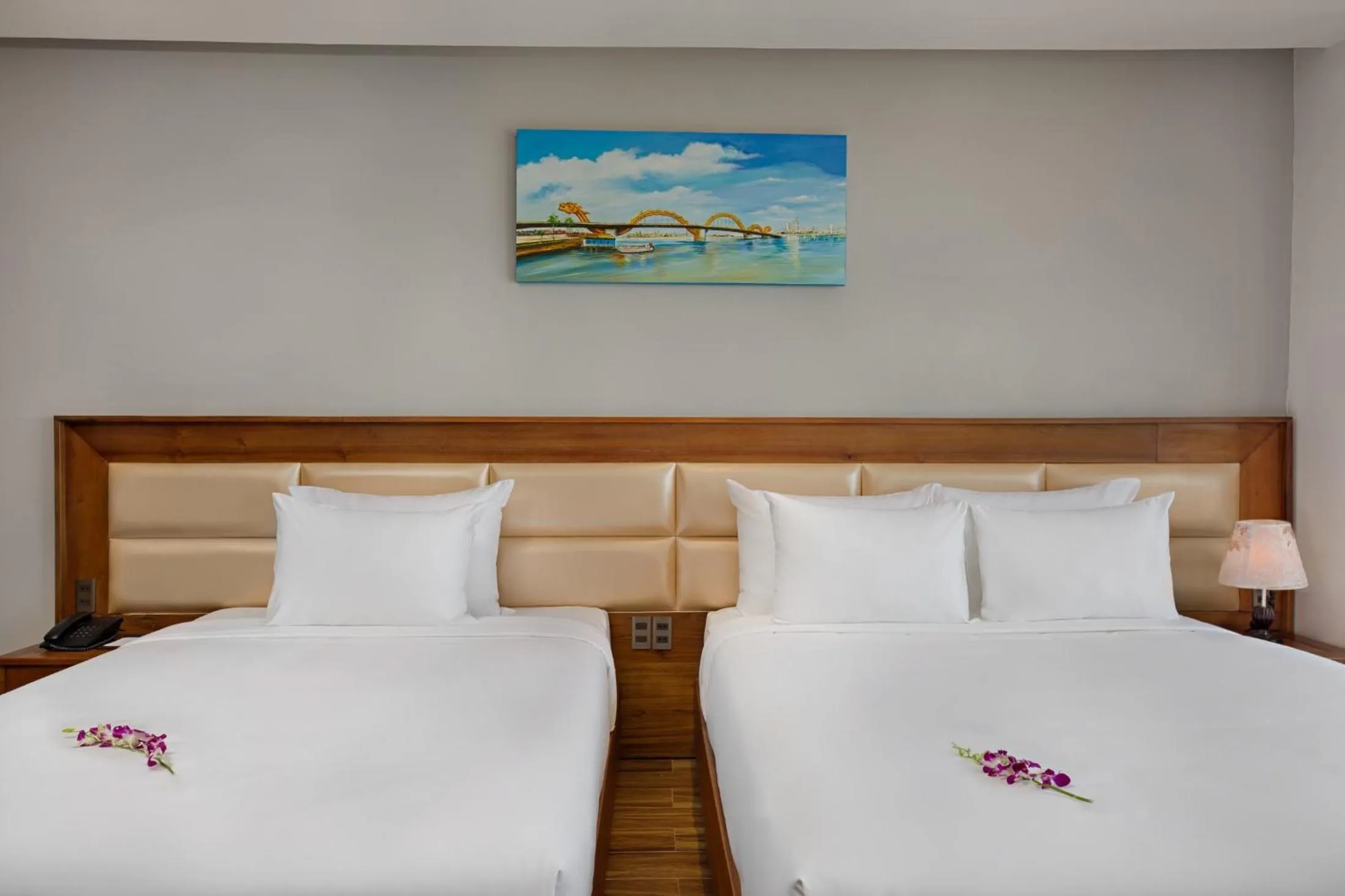 Bed in Alisia Beach Hotel Da Nang