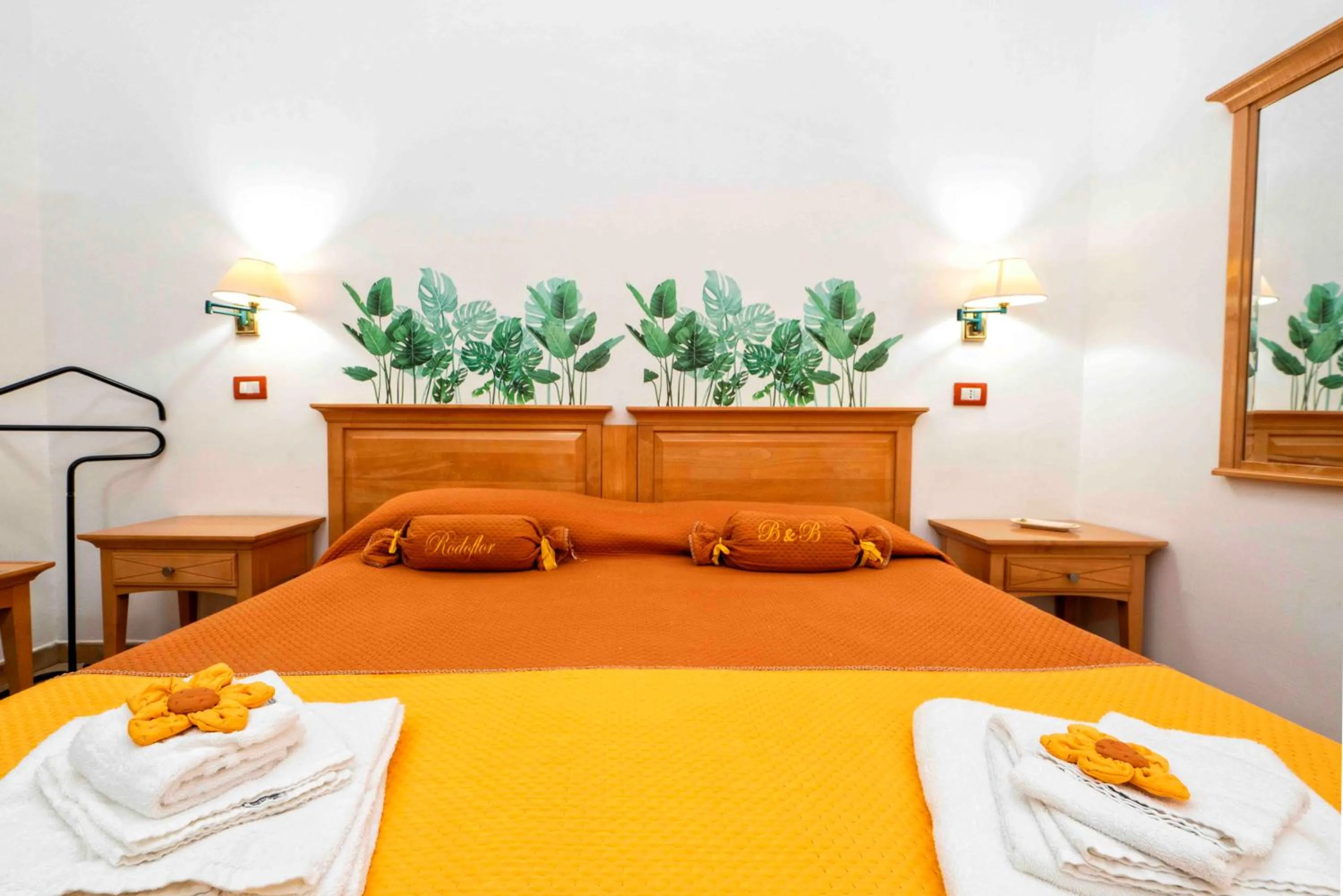 Bed in Rodoflor Rooms