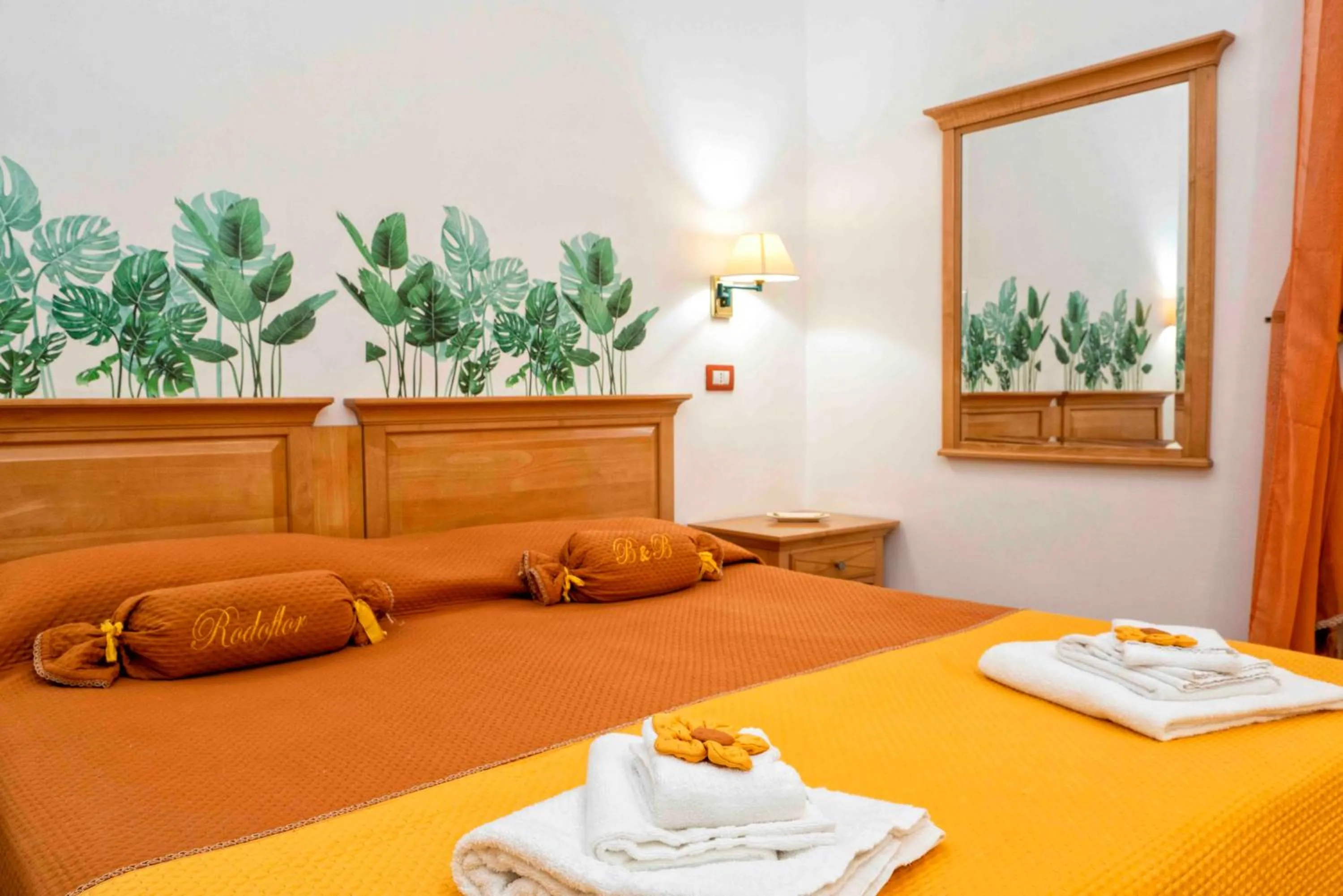 Bed in Rodoflor Rooms