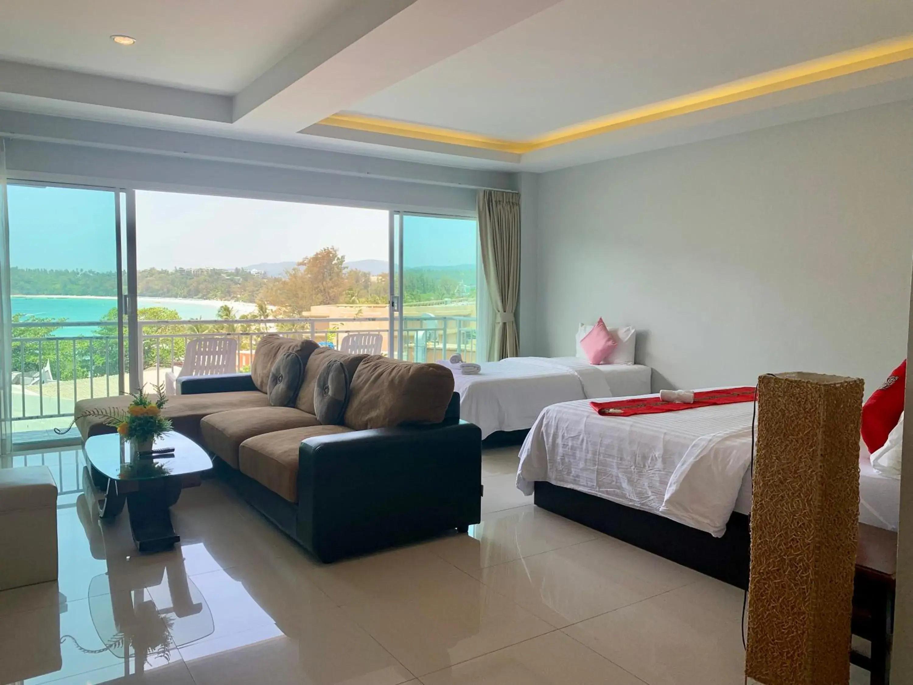 Family Deluxe Seaview with Balcony in Da Bungalows Family Deluxe Seaview with Balcony in Da Bungalows