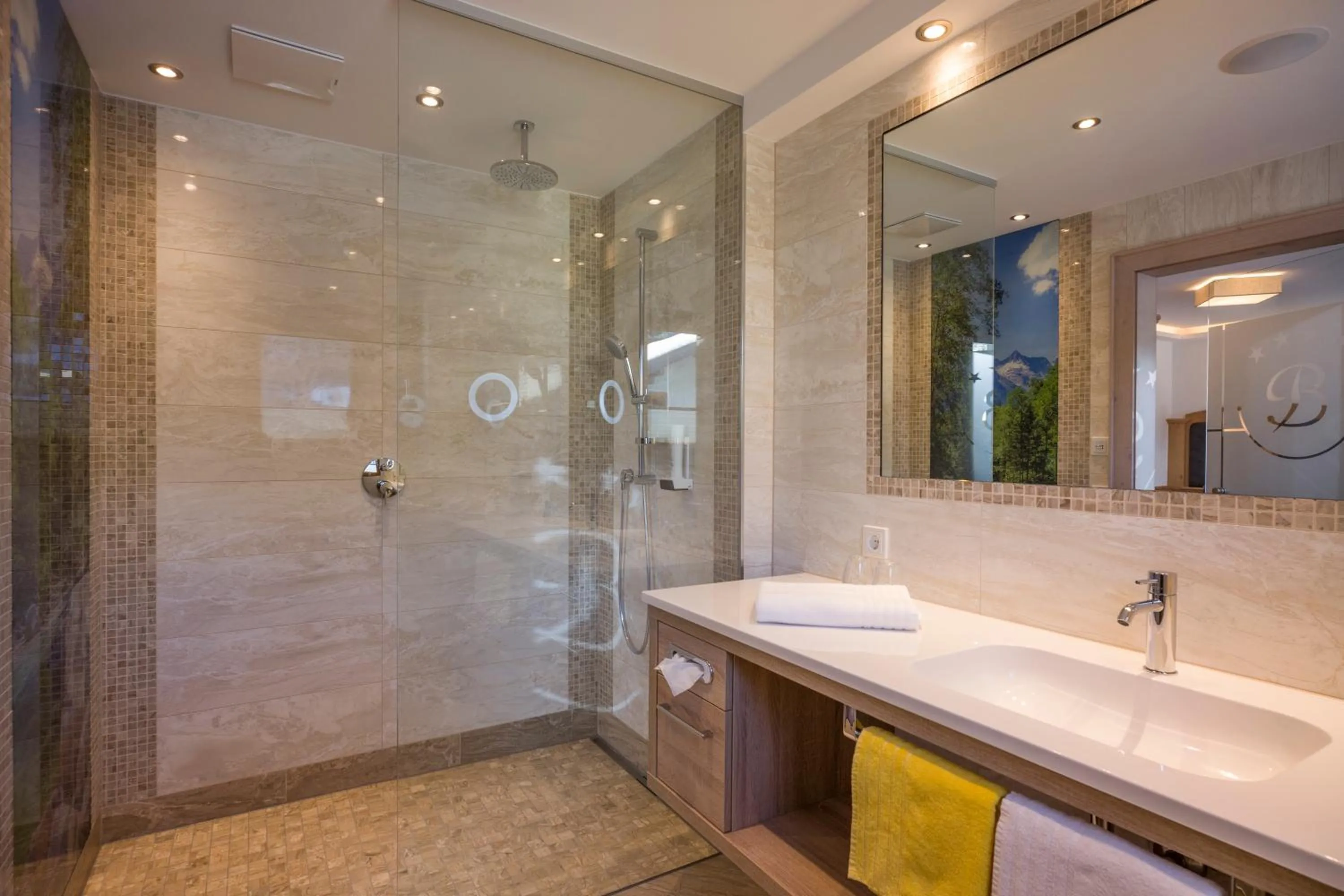 Shower in Hotel Bichlingerhof