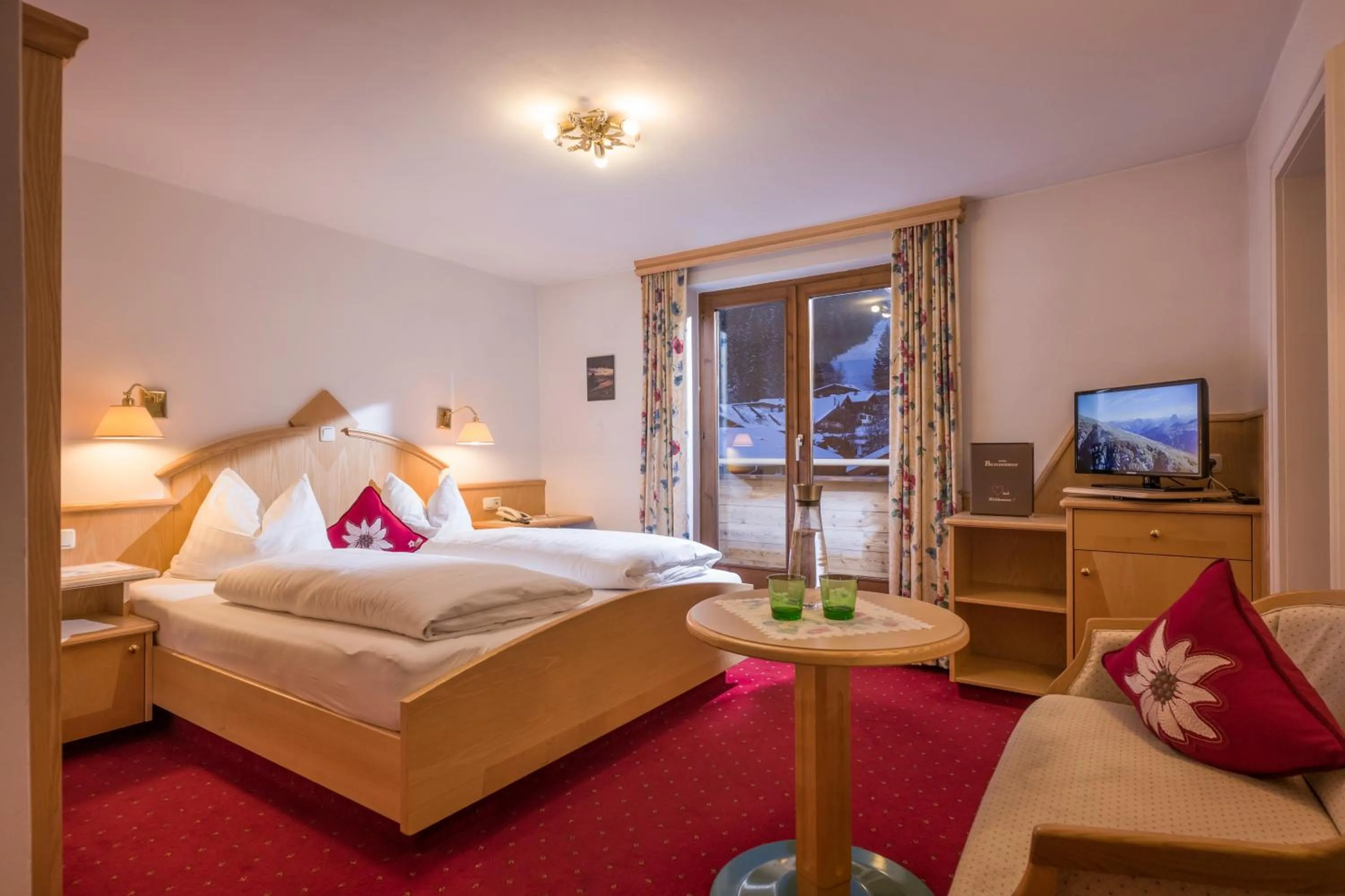 Bed in Hotel Bichlingerhof