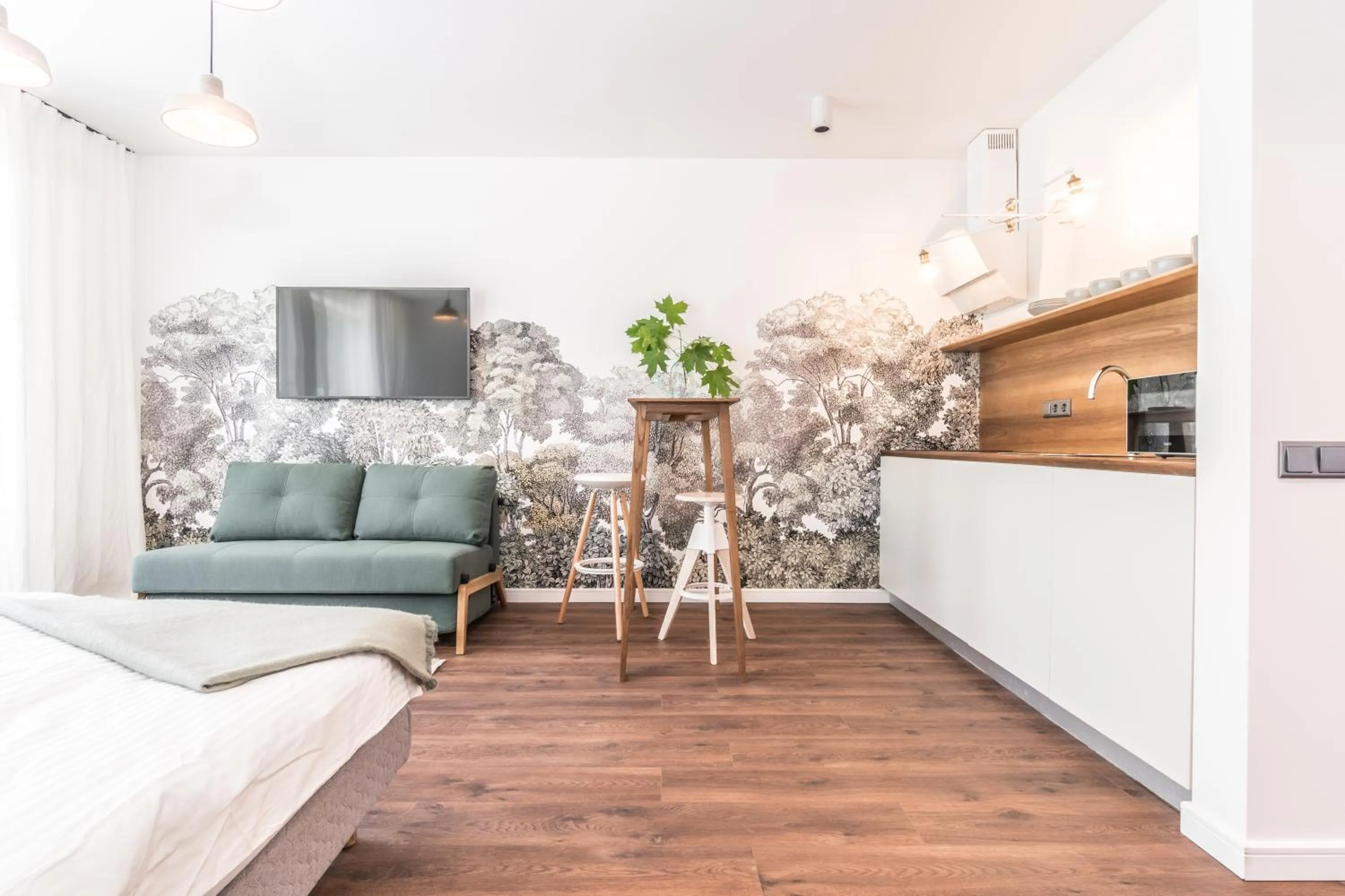 Bed in Tamara Suites & Apartments