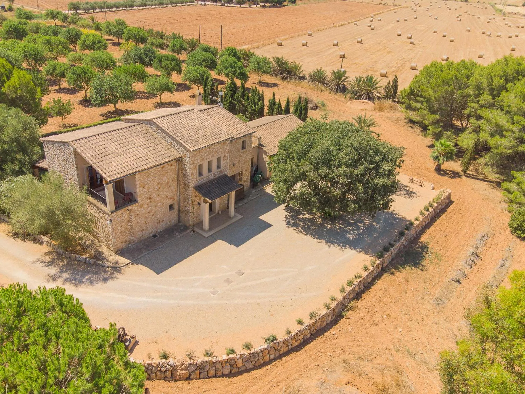 Bird's eye view in Villa Ses Quaranta