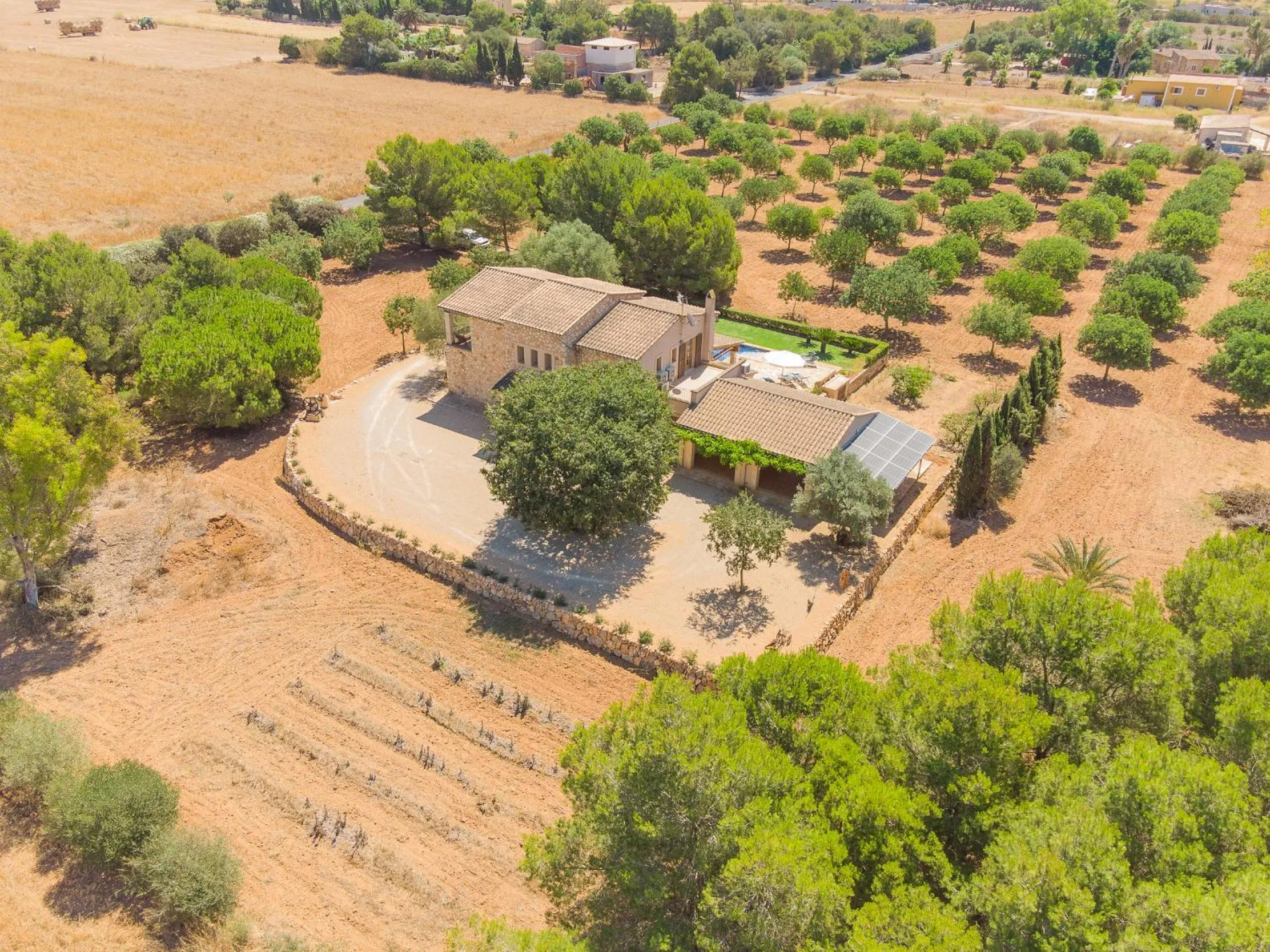 Bird's eye view in Villa Ses Quaranta