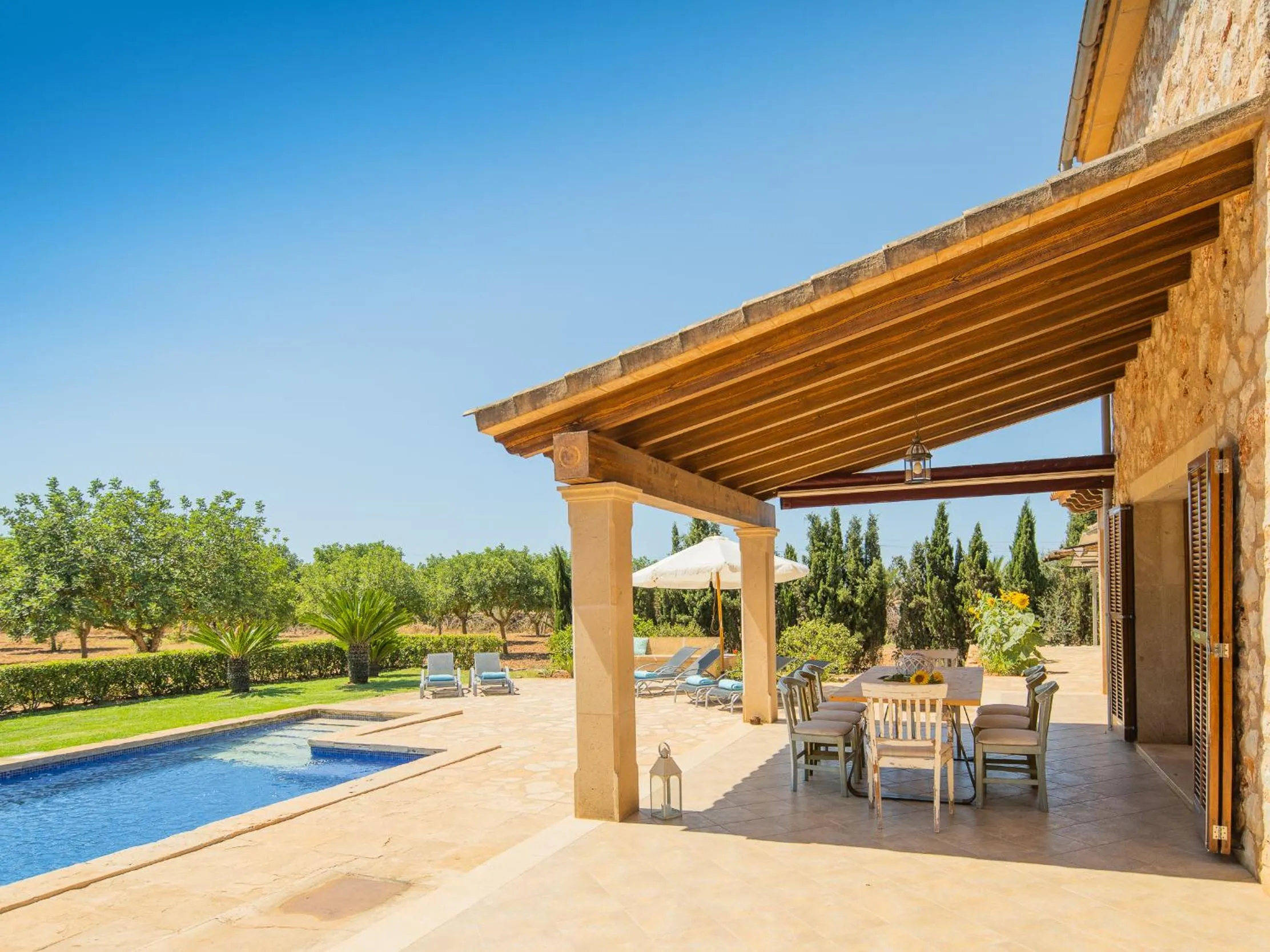 Swimming pool in Villa Ses Quaranta