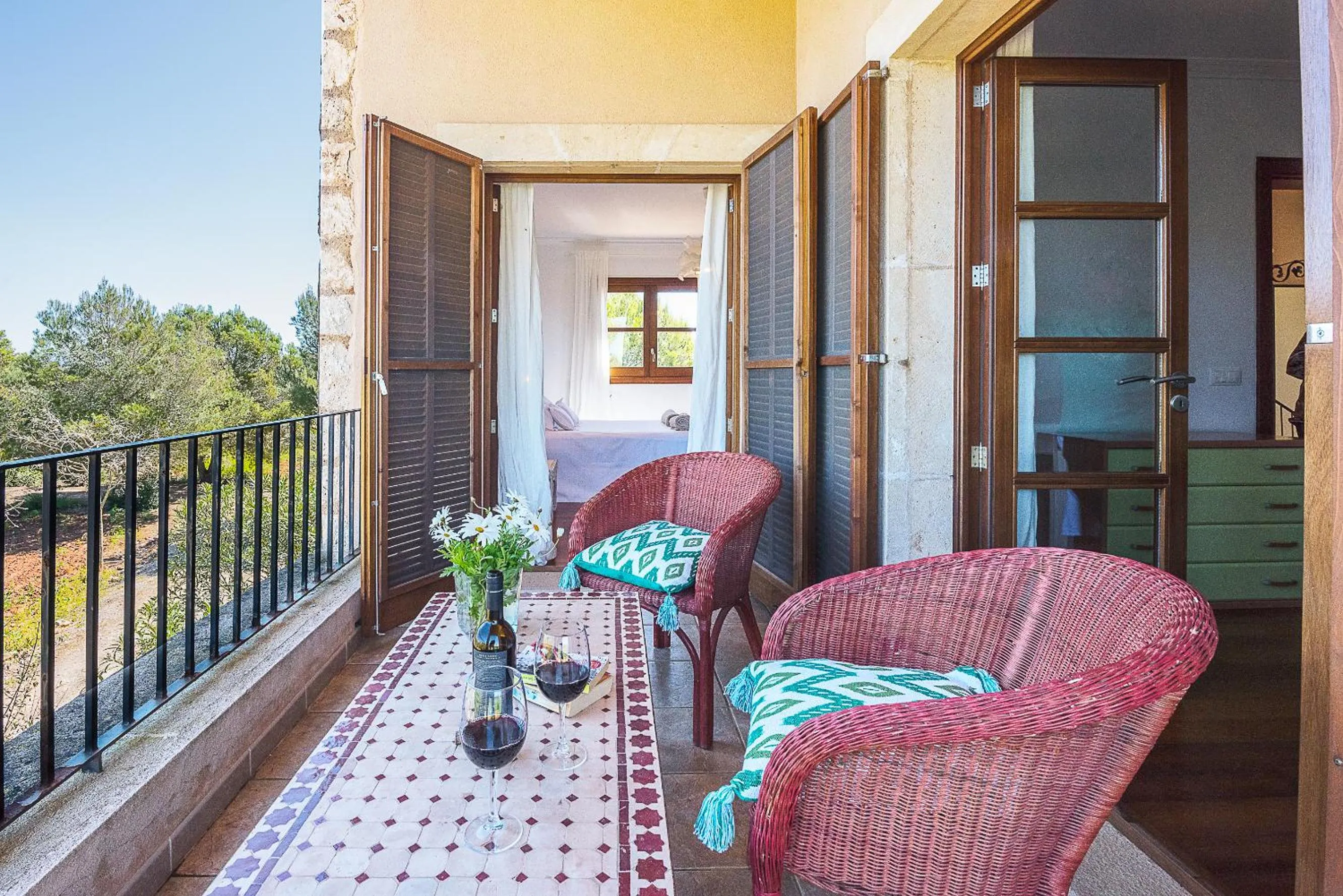 Balcony/Terrace in Villa Ses Quaranta