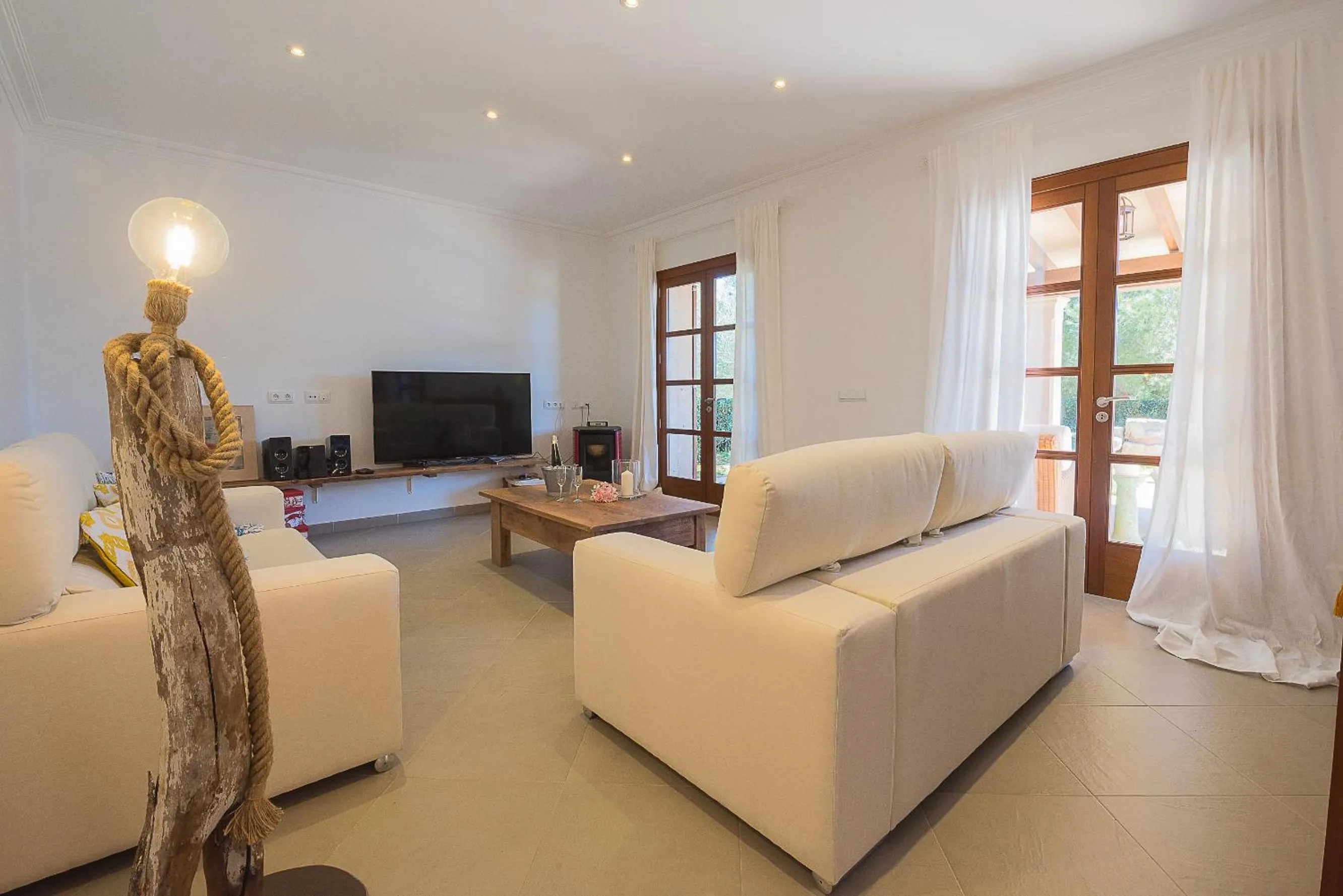 Living room in Villa Ses Quaranta
