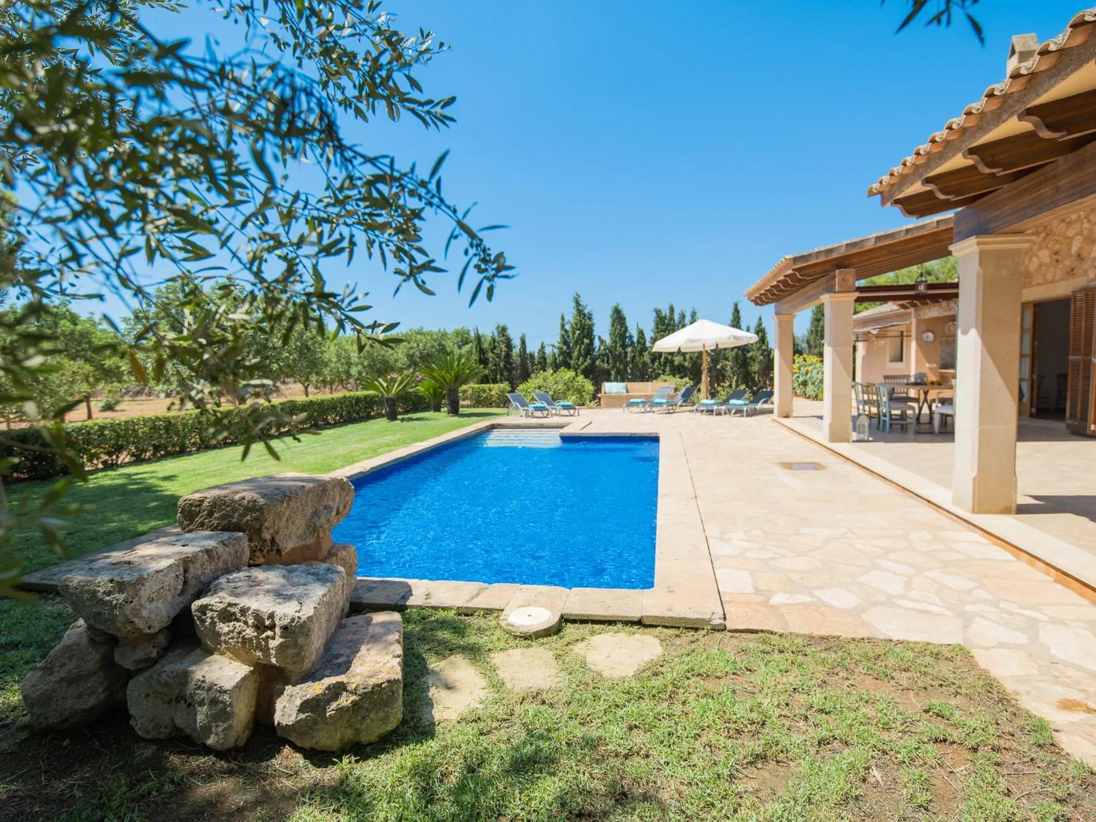 Swimming pool in Villa Ses Quaranta